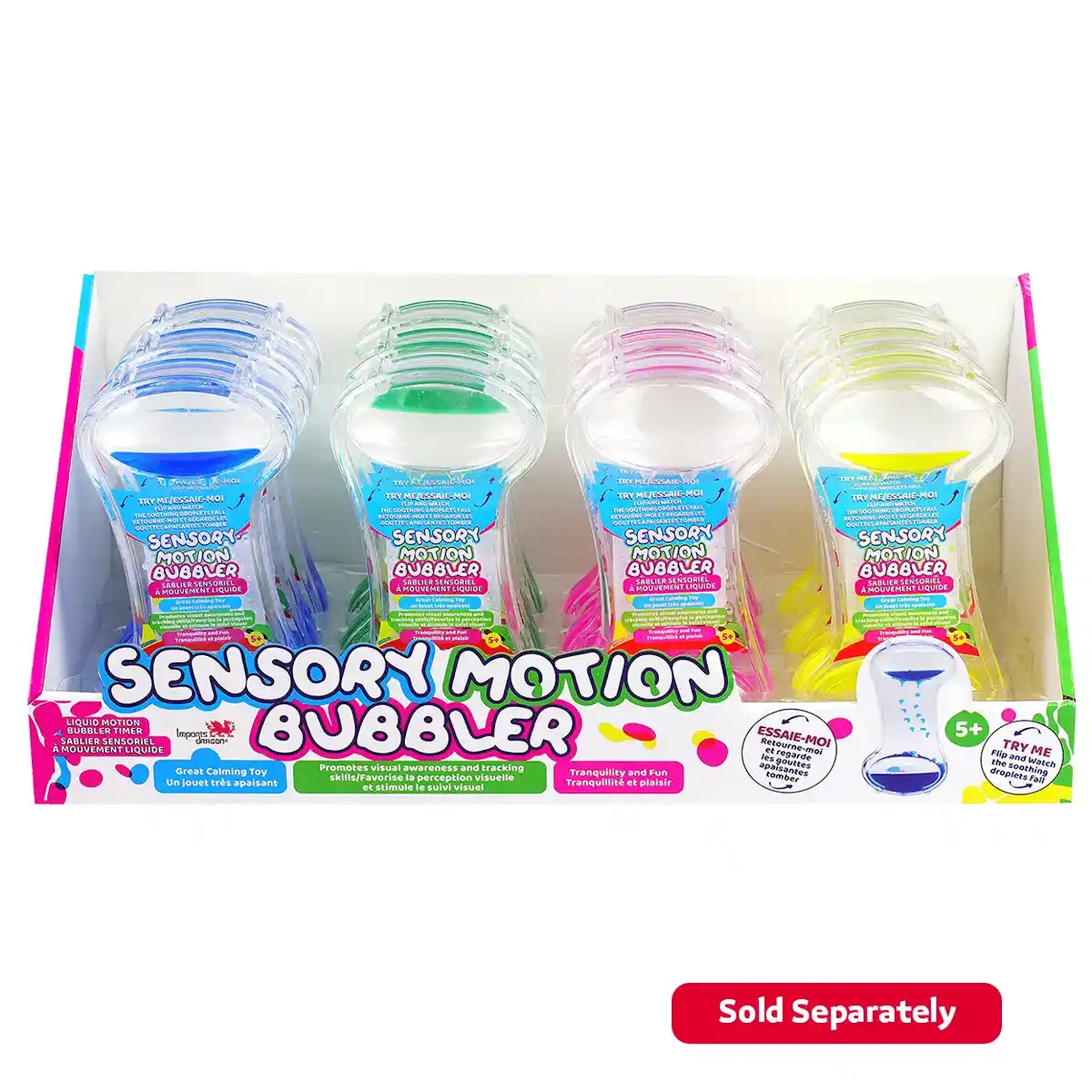 Sensory Motion Bubbler Small Drop (4 Assorted) - Kiddy Zone