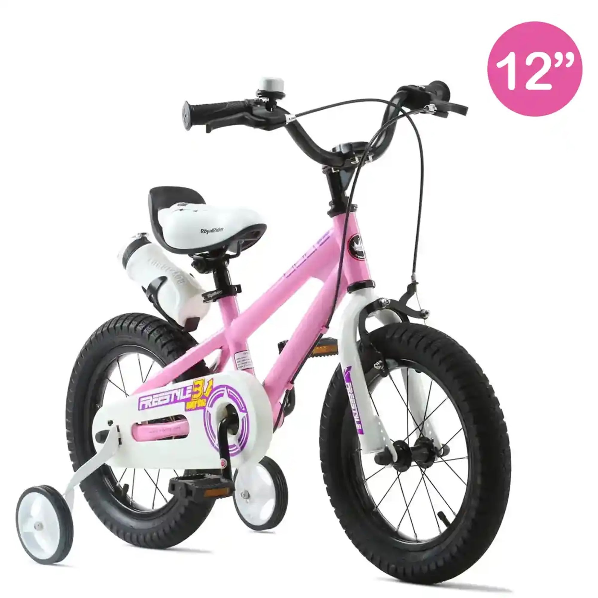 RB12B-6 FREESTYLE KIDS BIKE 12INCH Pink