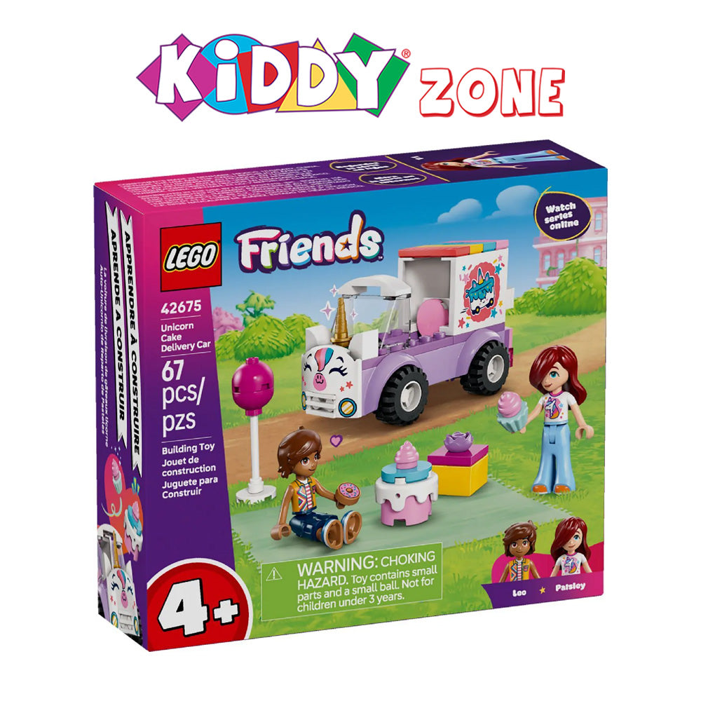 LEGOÃÂ® Friends Unicorn Cake Delivery Car Toy 42675