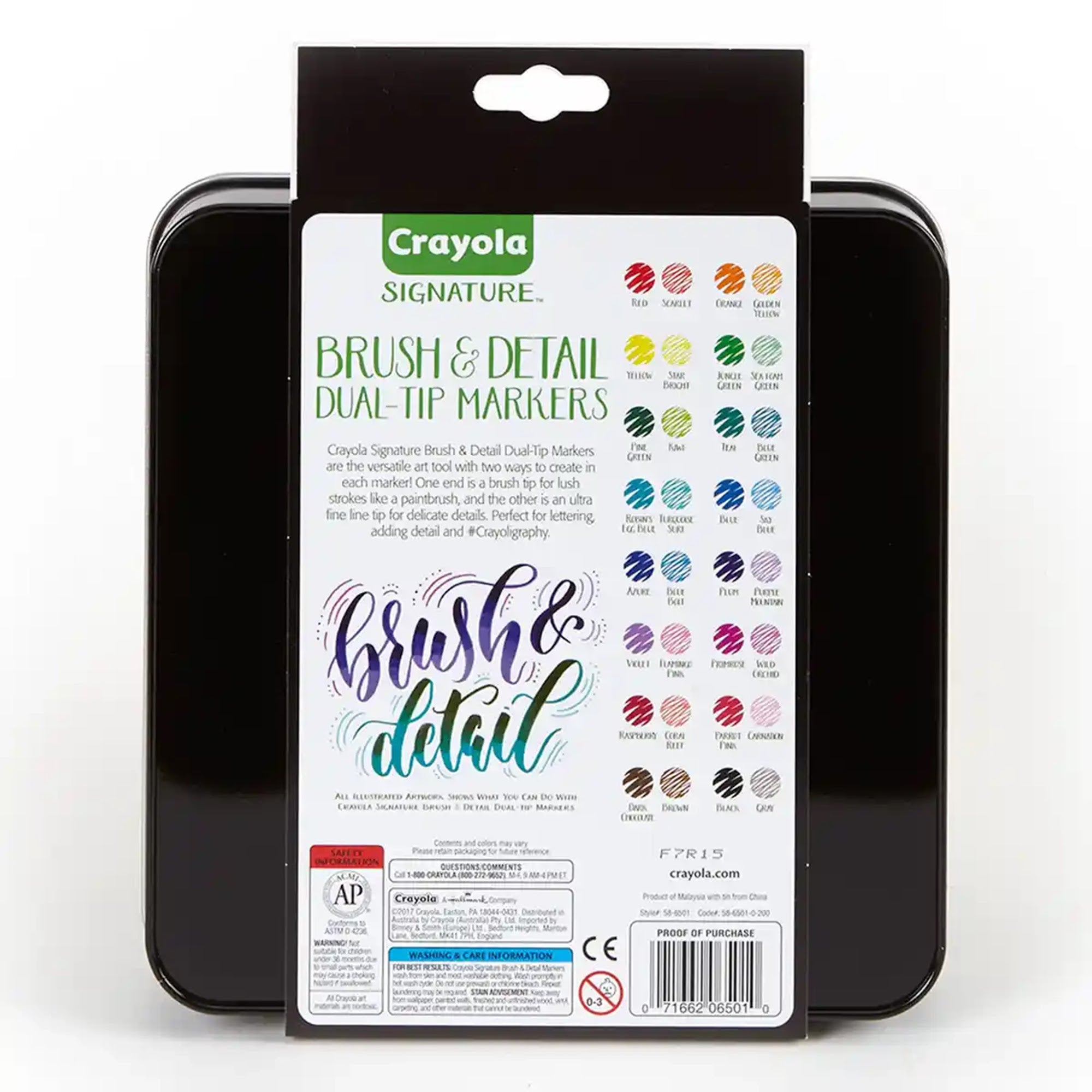 Signature, 16 ct. Brush & Detail Dual-Tip Markers - Kiddy Zone