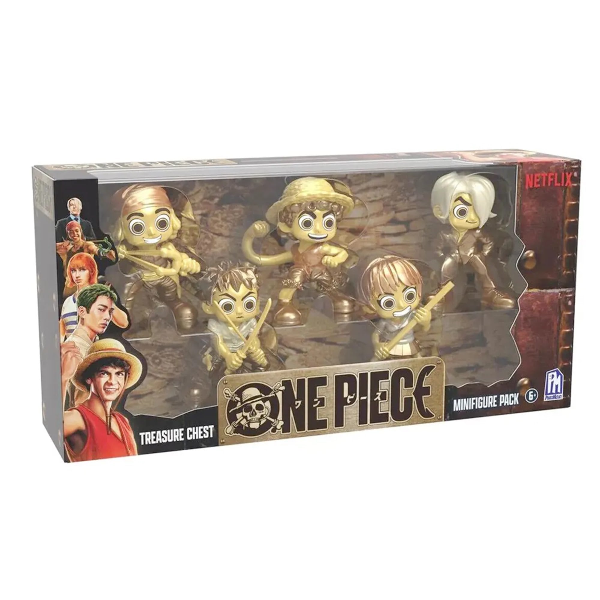 ONE PIECE COL. STRAW HAT M.FIGURE 5PACK