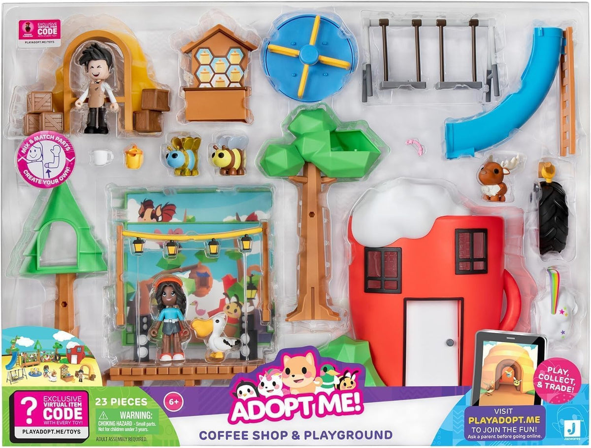 ADOPTME COFFEE SHOP & PARK PLAYSET - Kiddy Zone