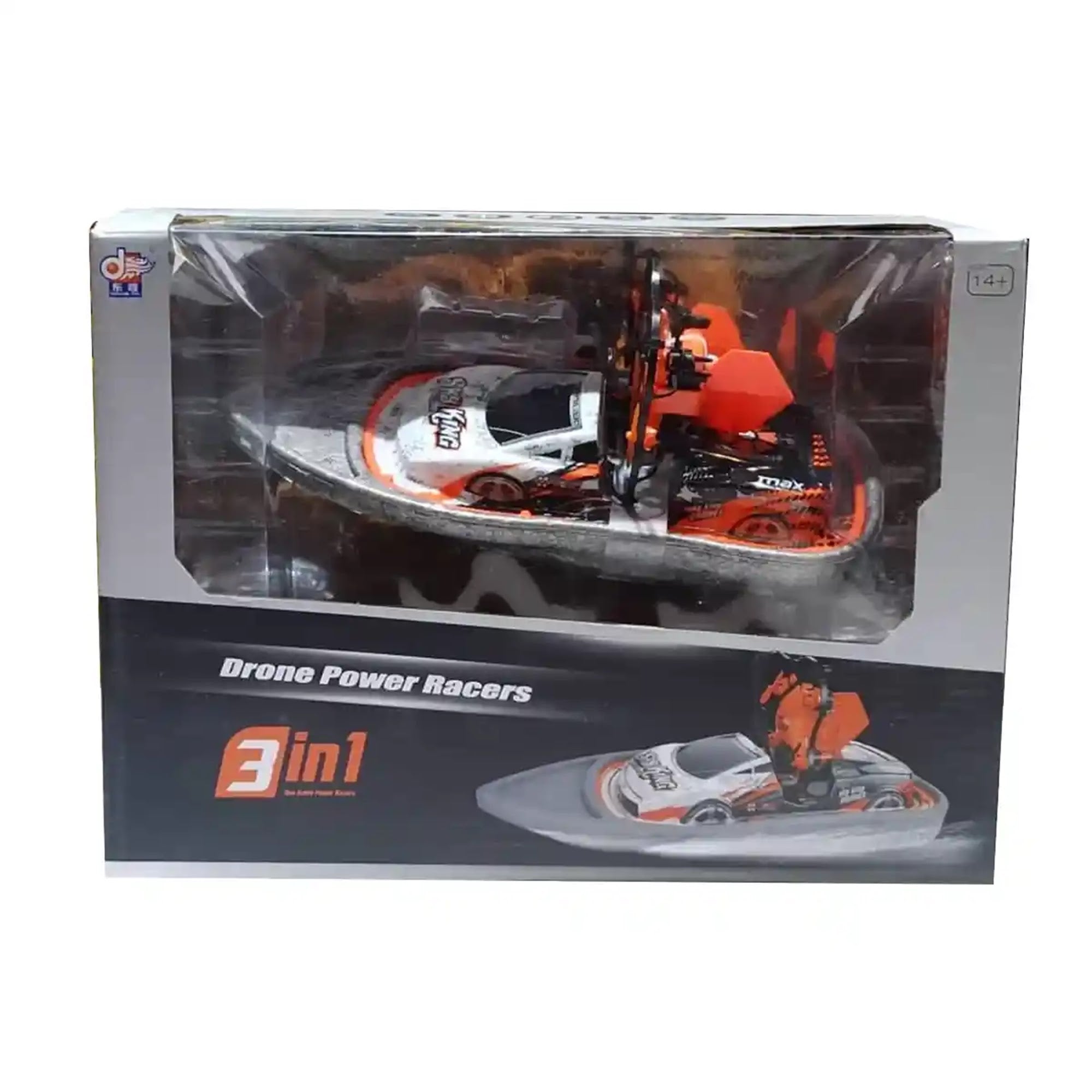 3 IN 1 R/C DRONE BOAT 14 YRS+