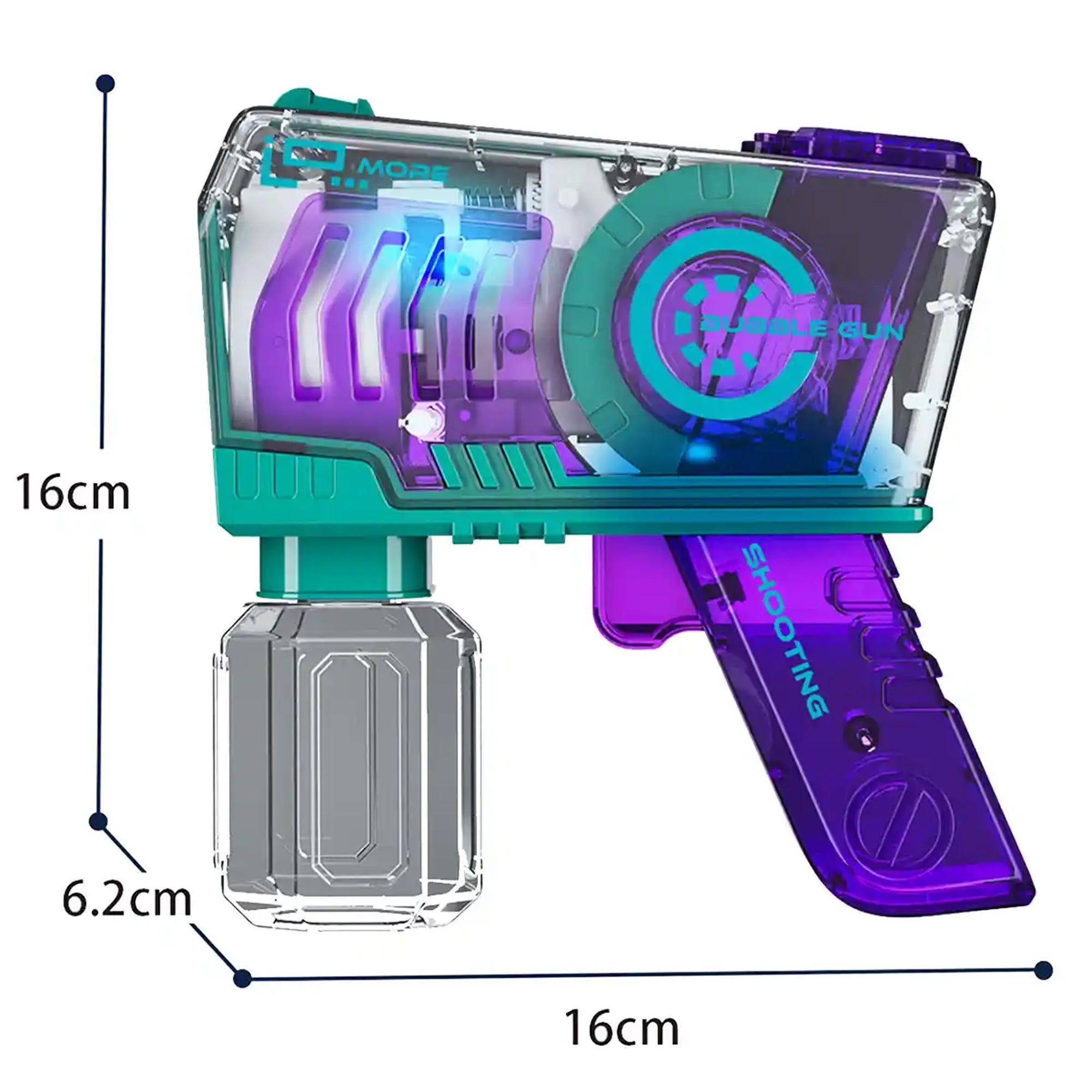 TRANSPARENT FASHION BUBBLE MACHINE 3YRS+ - Kiddy Zone