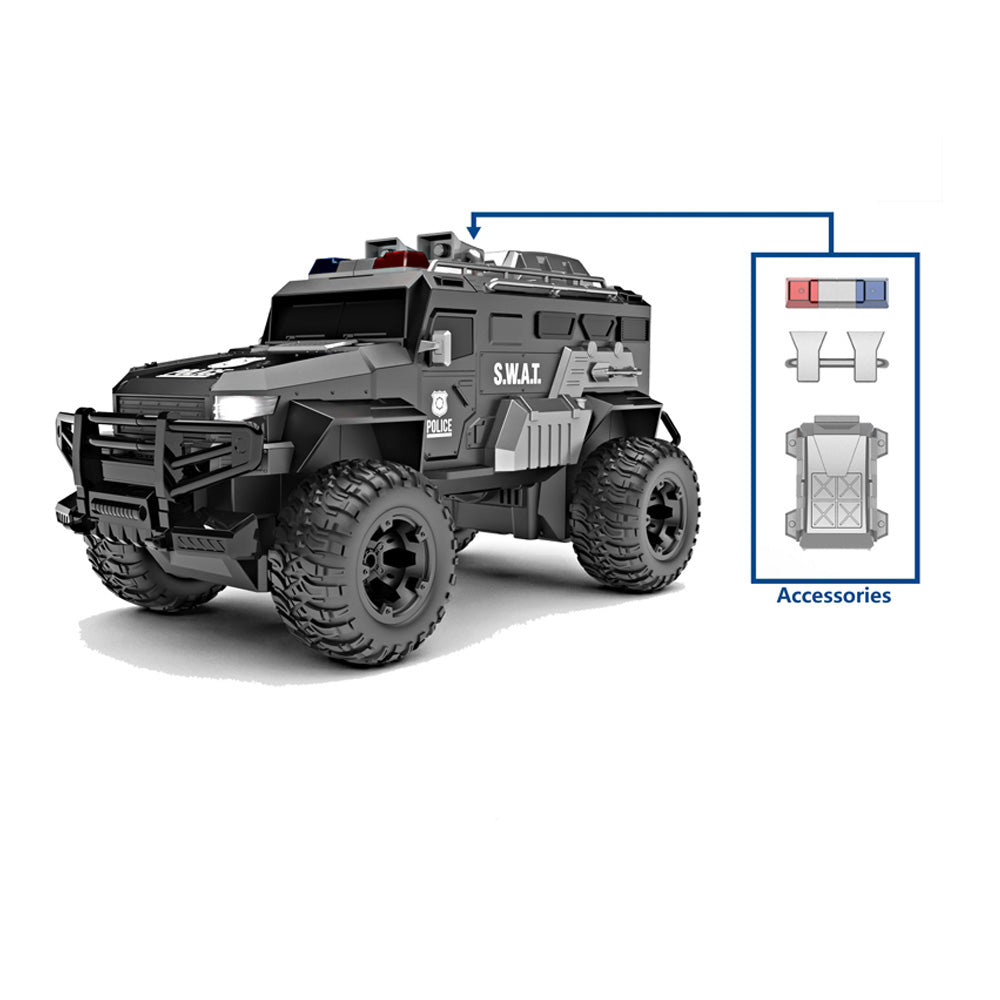 RW RC CAR SWAT POLICE 1:18 6YRS+ - Kiddy Zone