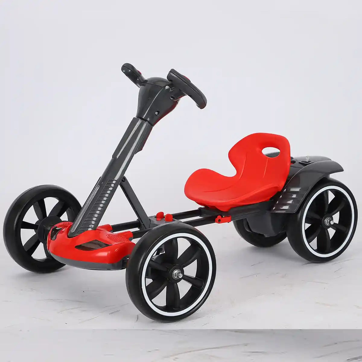 6V Foldable Electric Go Kart for 3yrs+_ Red - Kiddy Zone