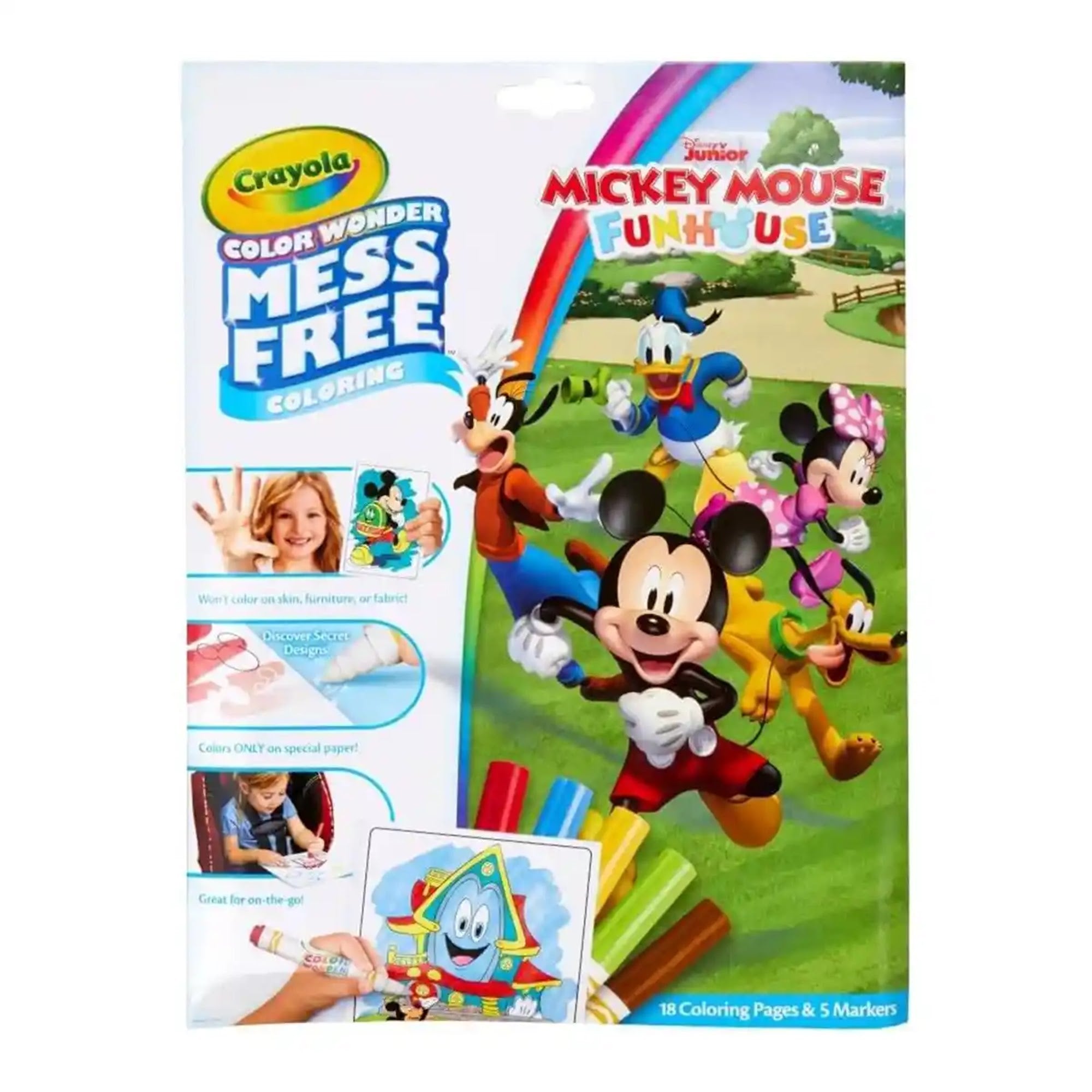 Color Wonder Coloring Pad & Markers, Mickey Mouse Roadster Racers - Kiddy Zone