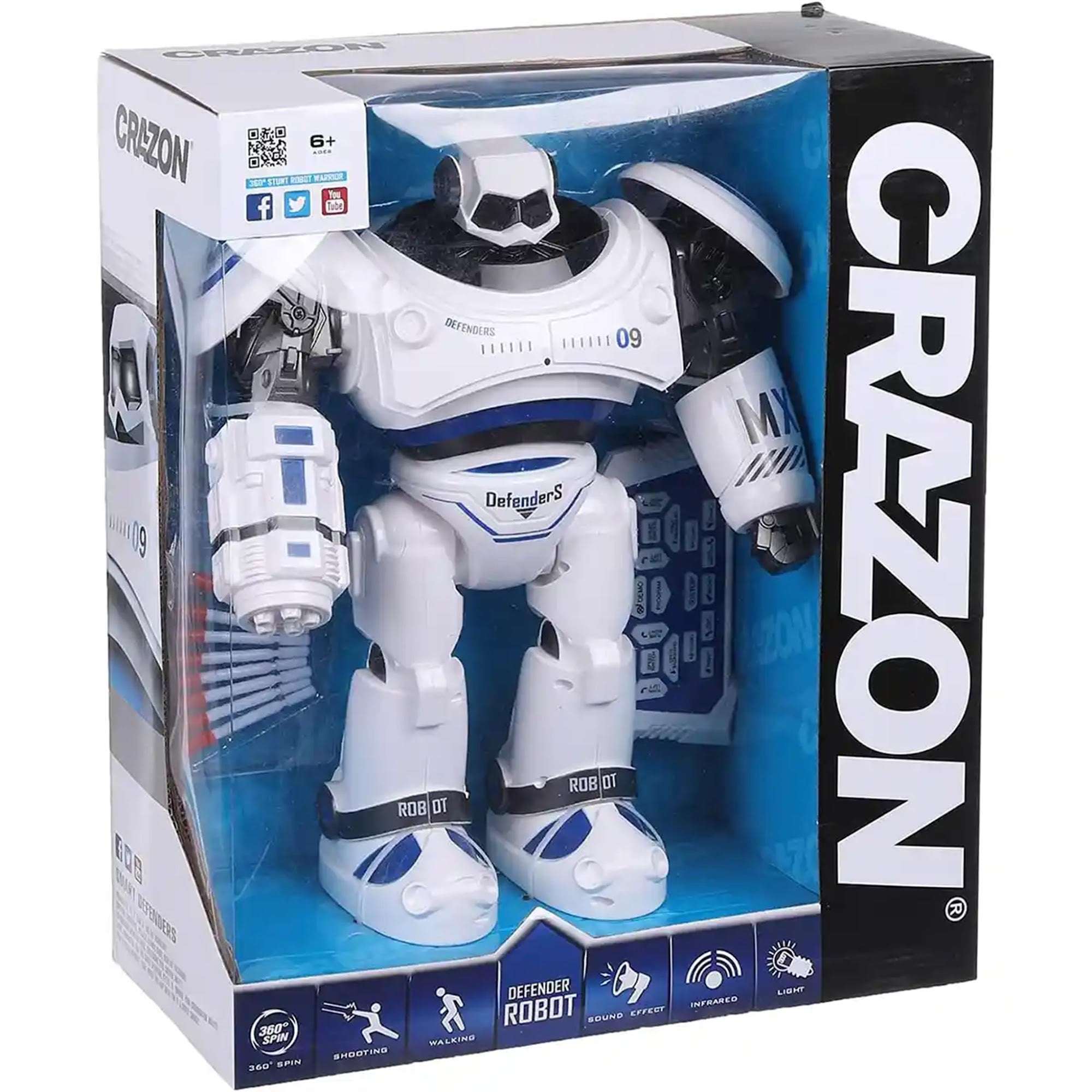 CRAZON INTELLIGENT R/C ROBOT 6YRS+