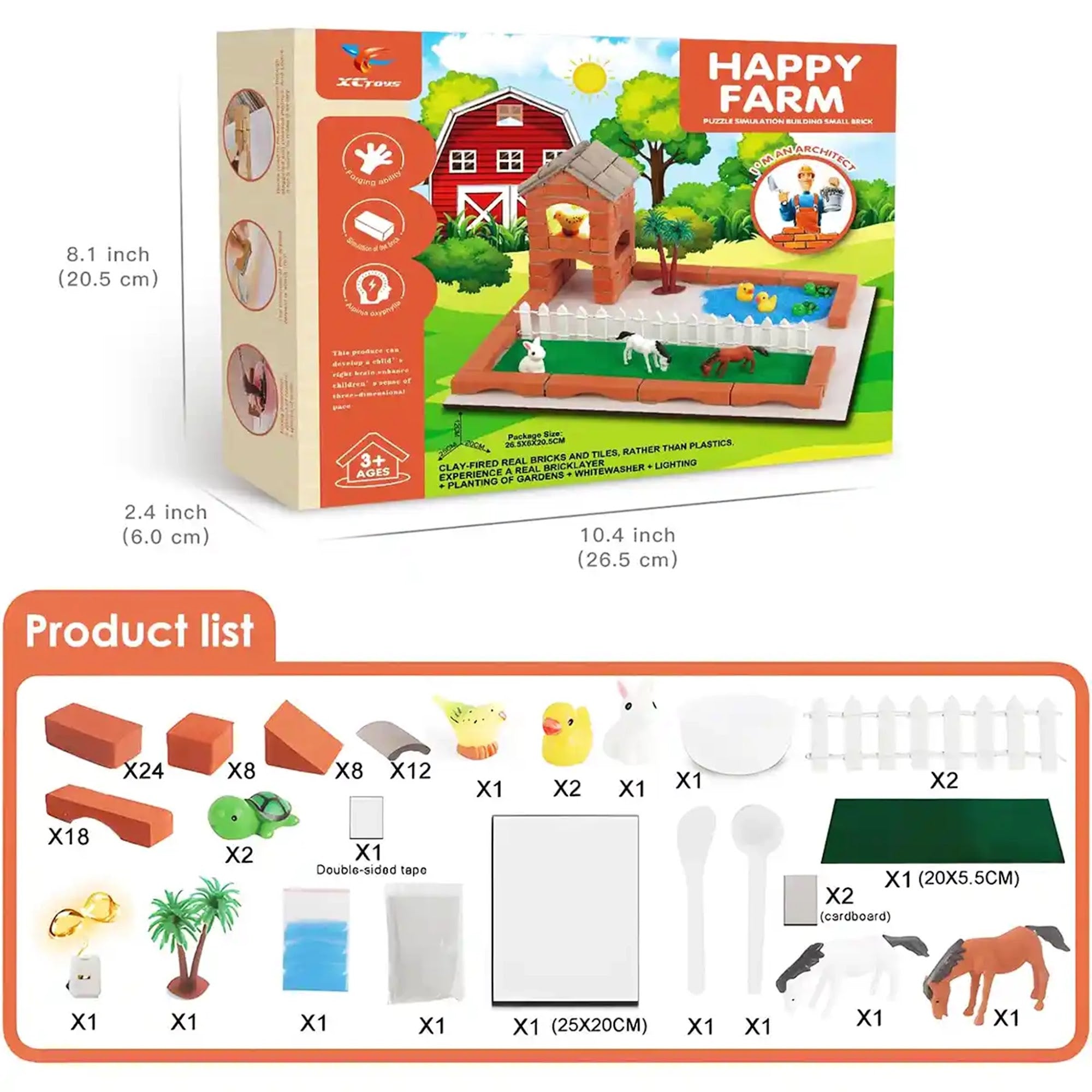 PUZZLE SIMULATION BUILDING 92PCS BRICK - Kiddy Zone
