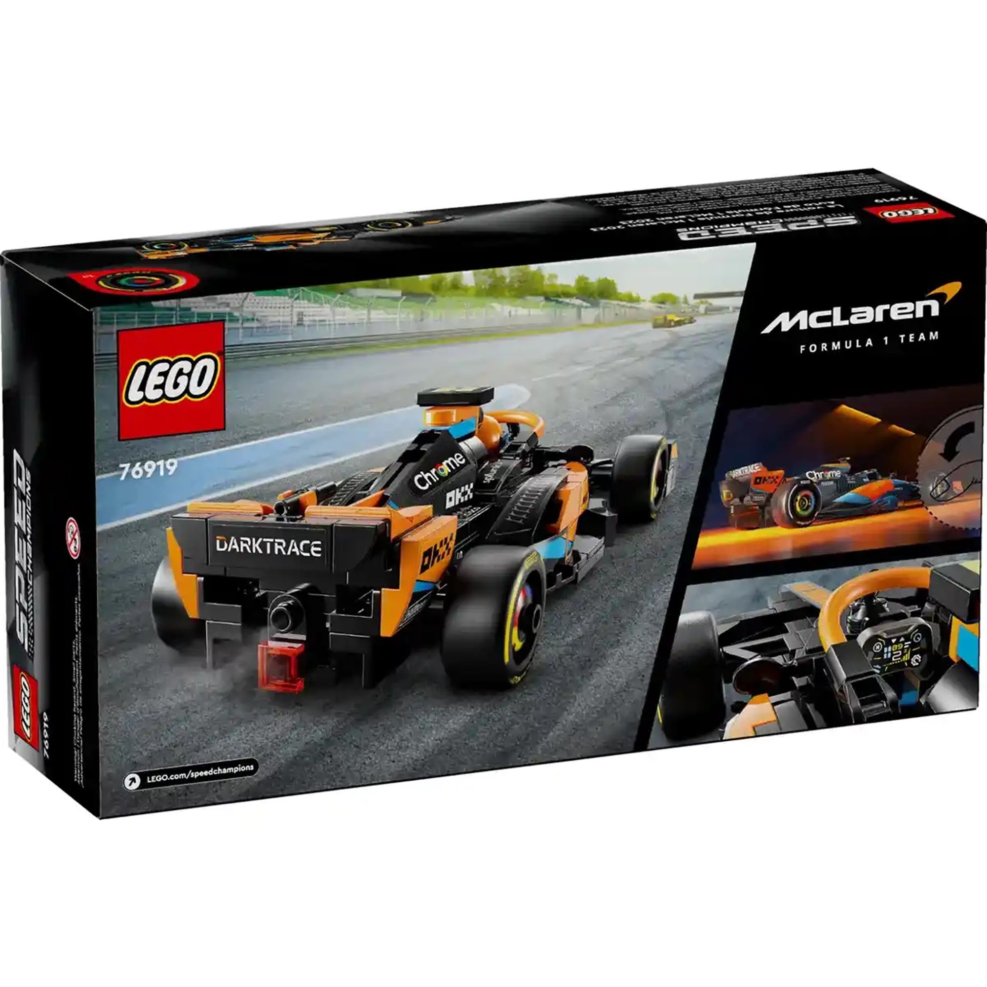 LEGOÃÂ® Speed Champions 2023 McLaren Formula 1 Race Car 76919