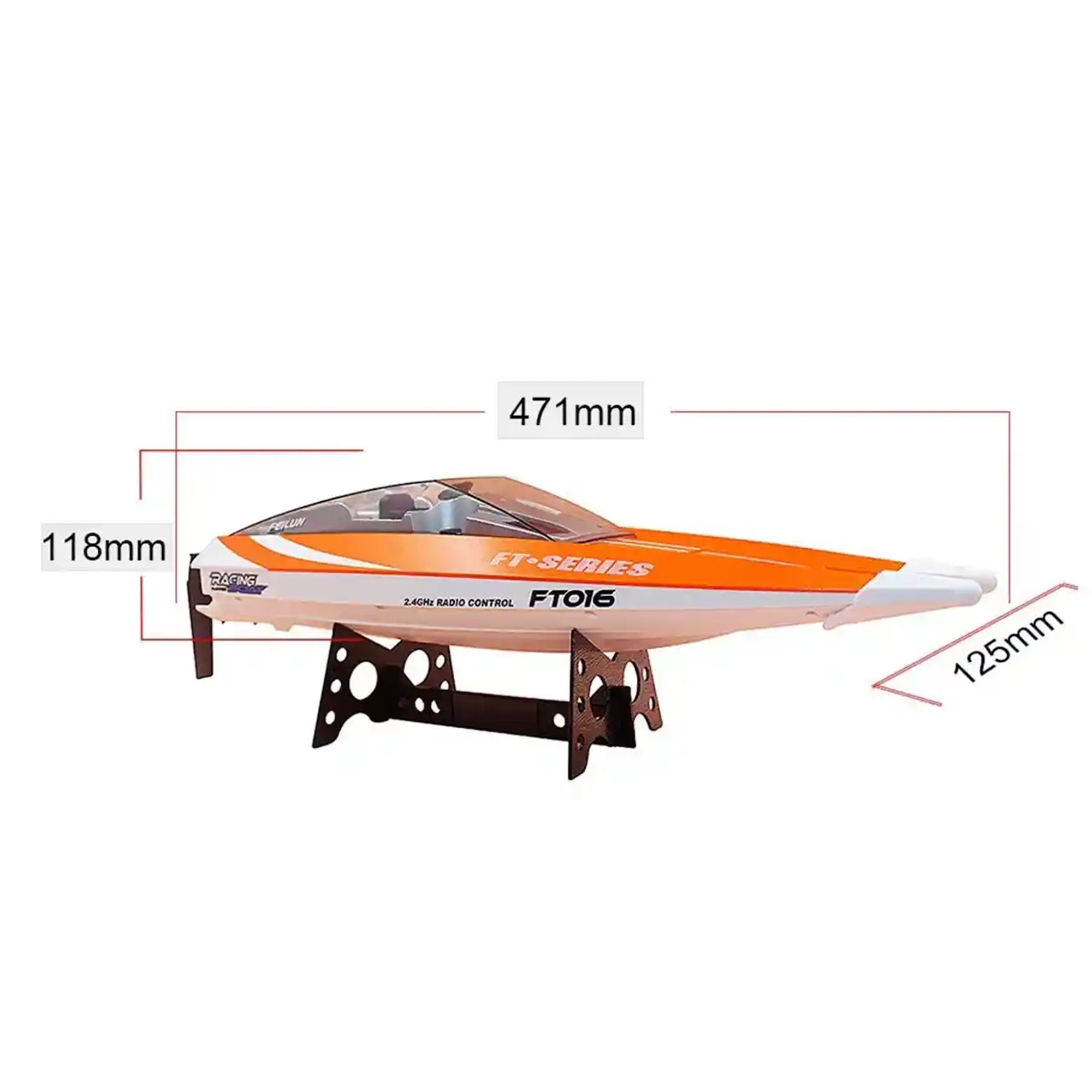 2.4G R/C FT016 RACING BOAT 14YRS+ - Kiddy Zone