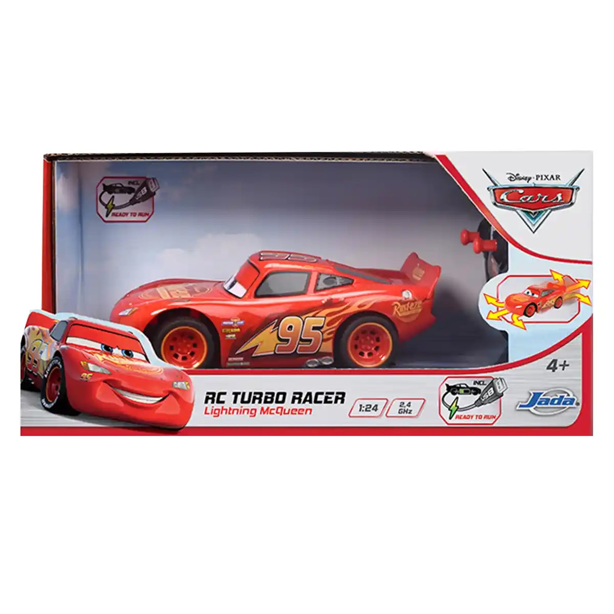 DICKIE -  CARS 3 LIGHTNING MCQUEEN TURBO RACER - Kiddy Zone