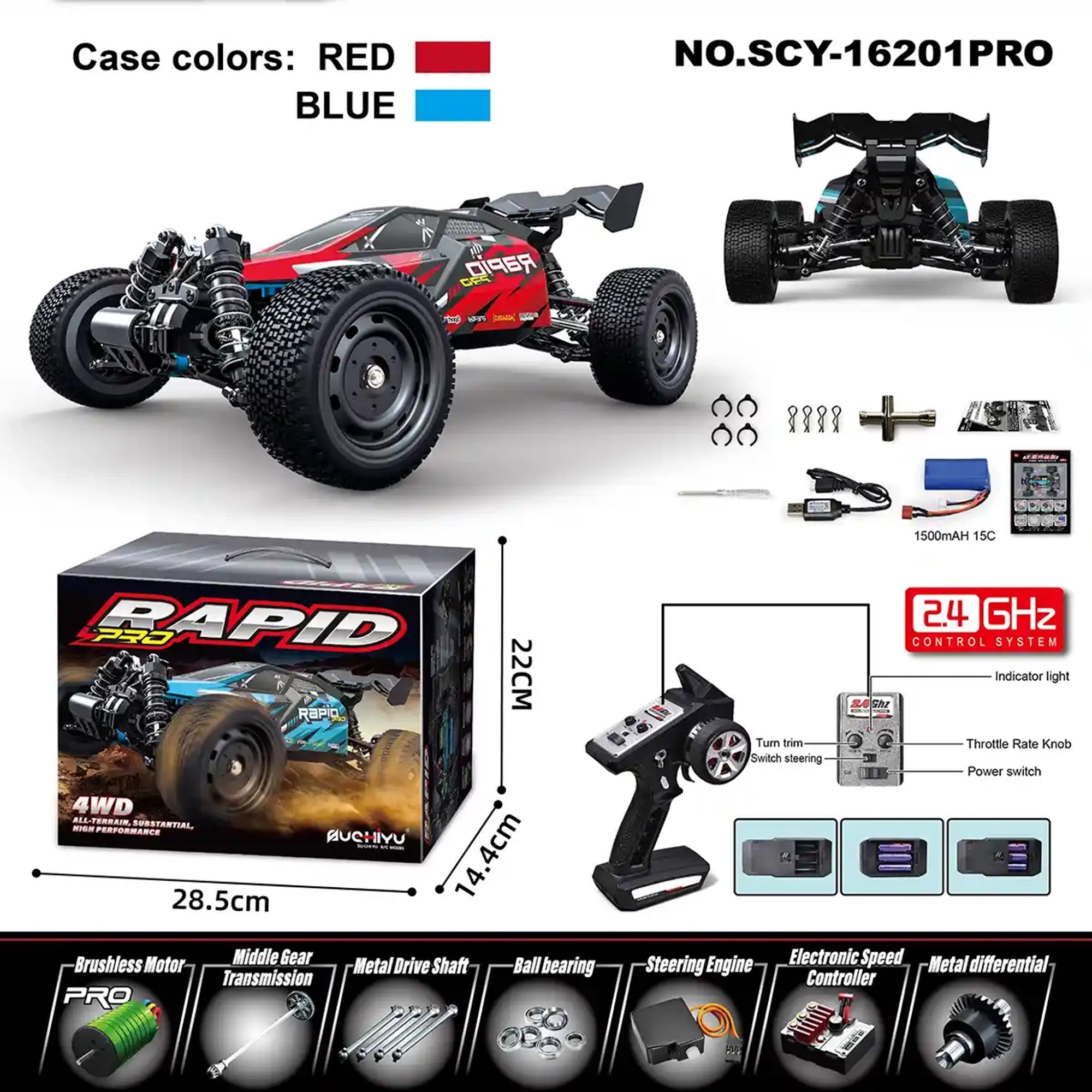 R/C 1:16 RAPID PRO CROSS COUNTRY VEHICLE - Kiddy Zone