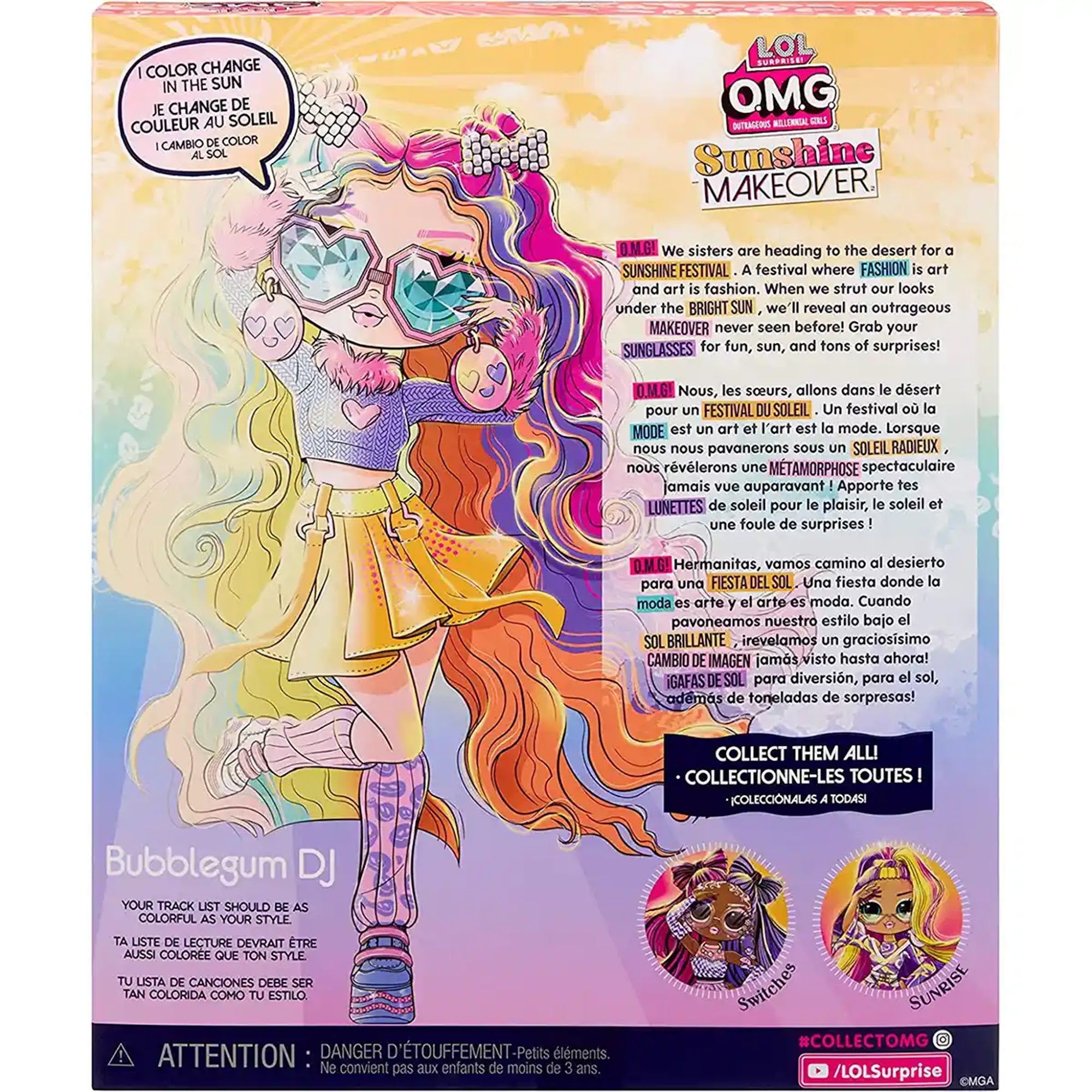 L.O.L. Surprise OMG Sunshine Makeover - Bubblegum DJ