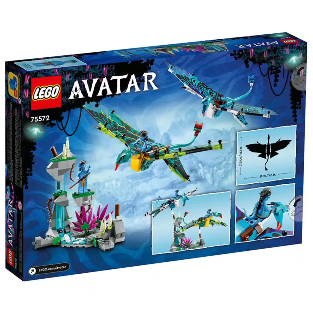 LEGOÃÂ® Avatar Jake & NeytiriÃ¢ÂÂs First Banshee Flight 75572 Building Toy Set (572 Pcs) - Kiddy Zone