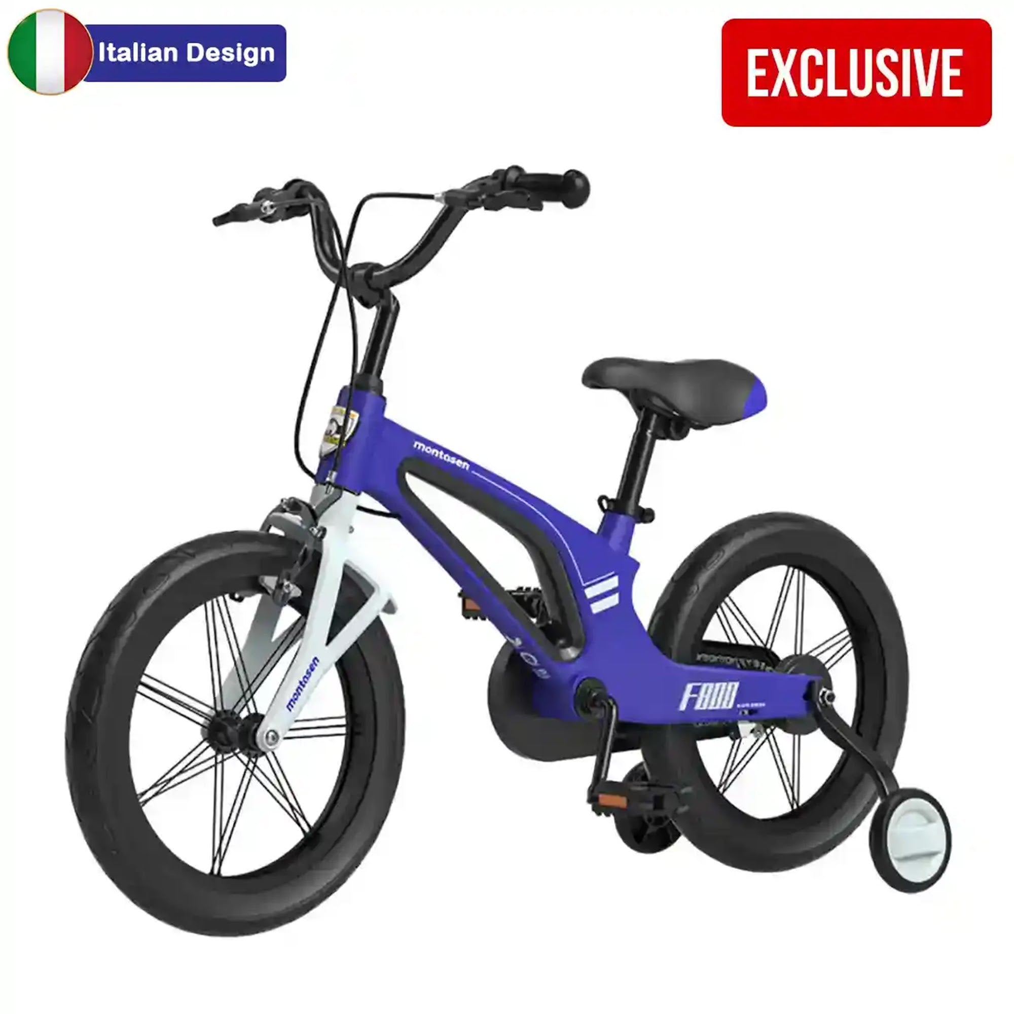 Montasen 16'' Magnesium Children Bike M-F800 BLUE