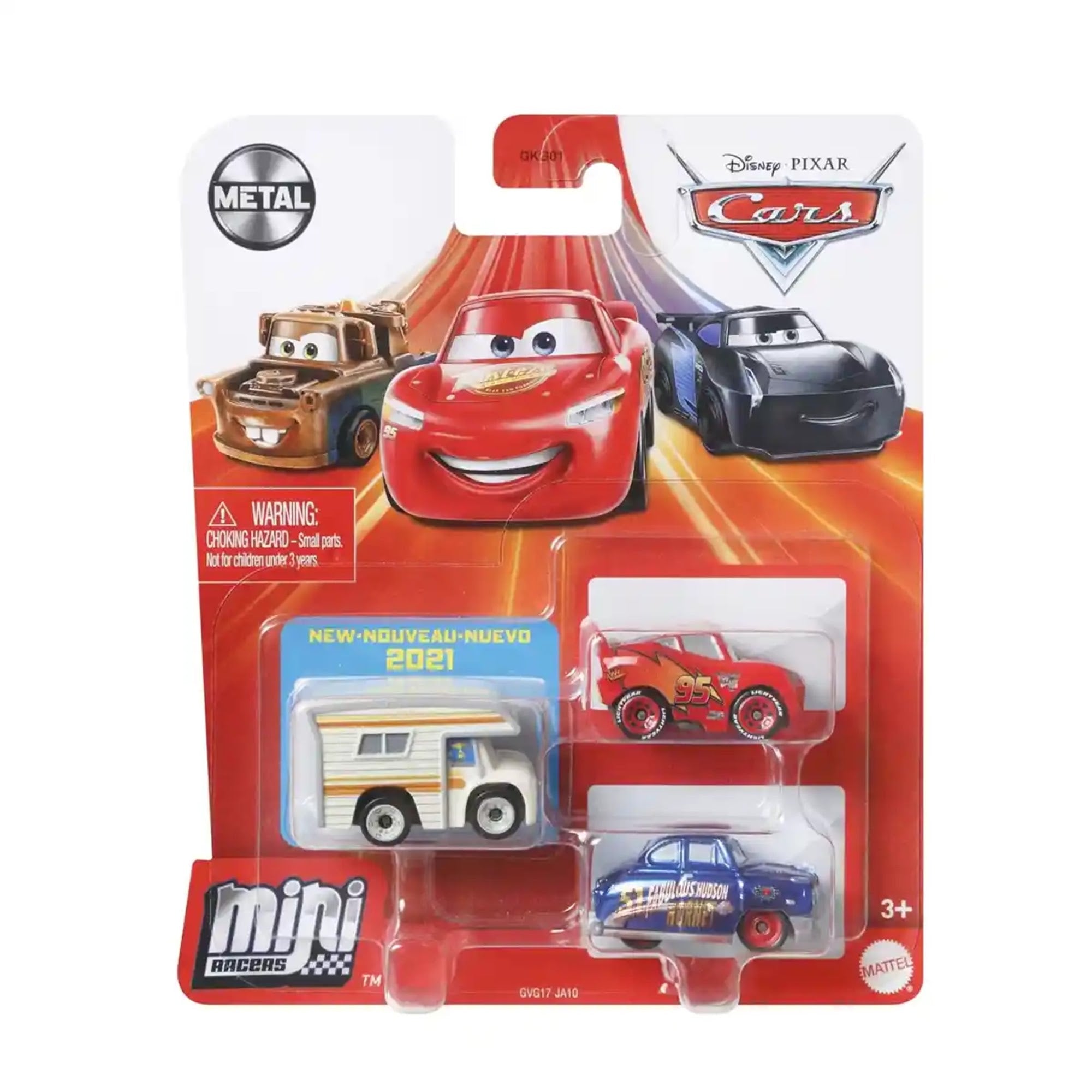 Cars Mini Racer 3-pack Asst. - New - Kiddy Zone