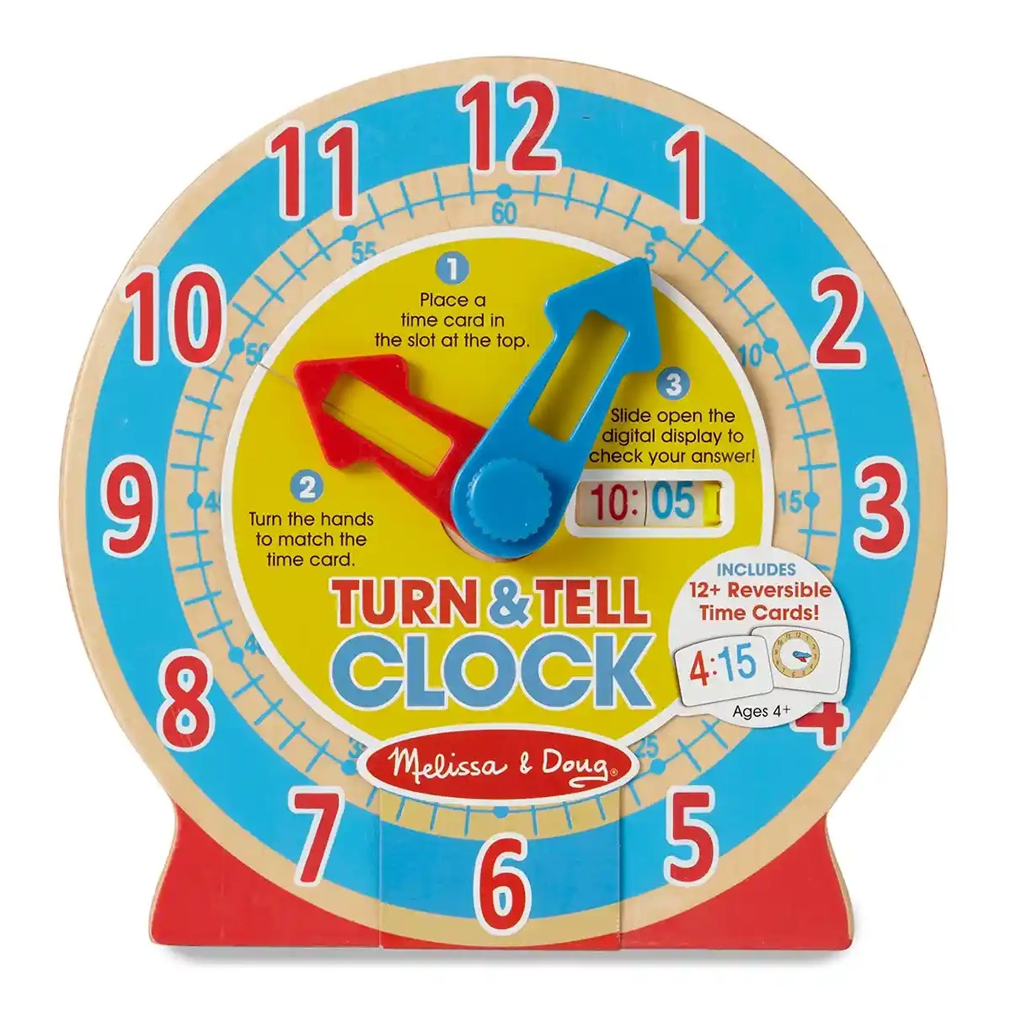 MD TURN & TELL CLOCK 46004284 - Kiddy Zone
