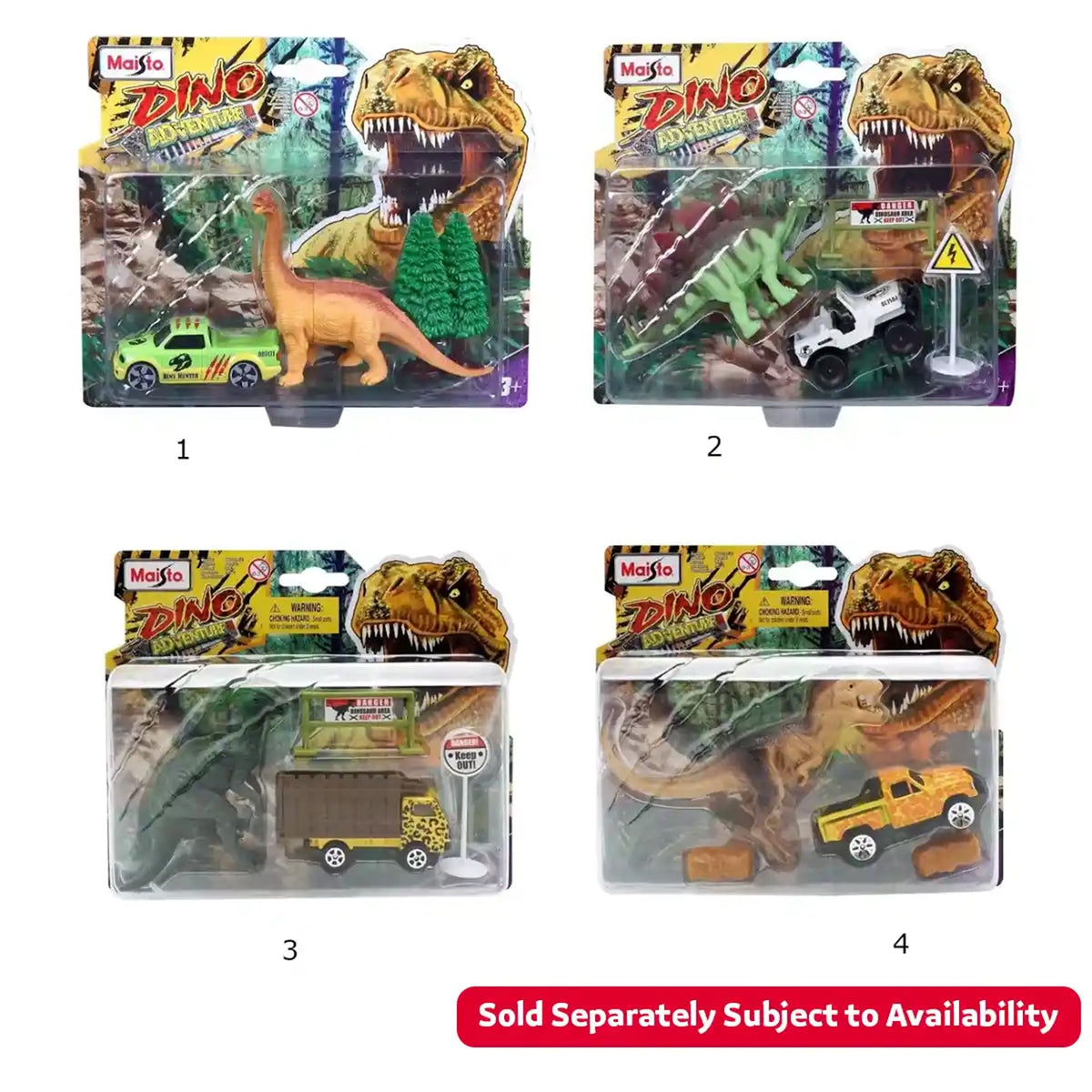 3`` VEHICLE WITH DINO - Kiddy Zone