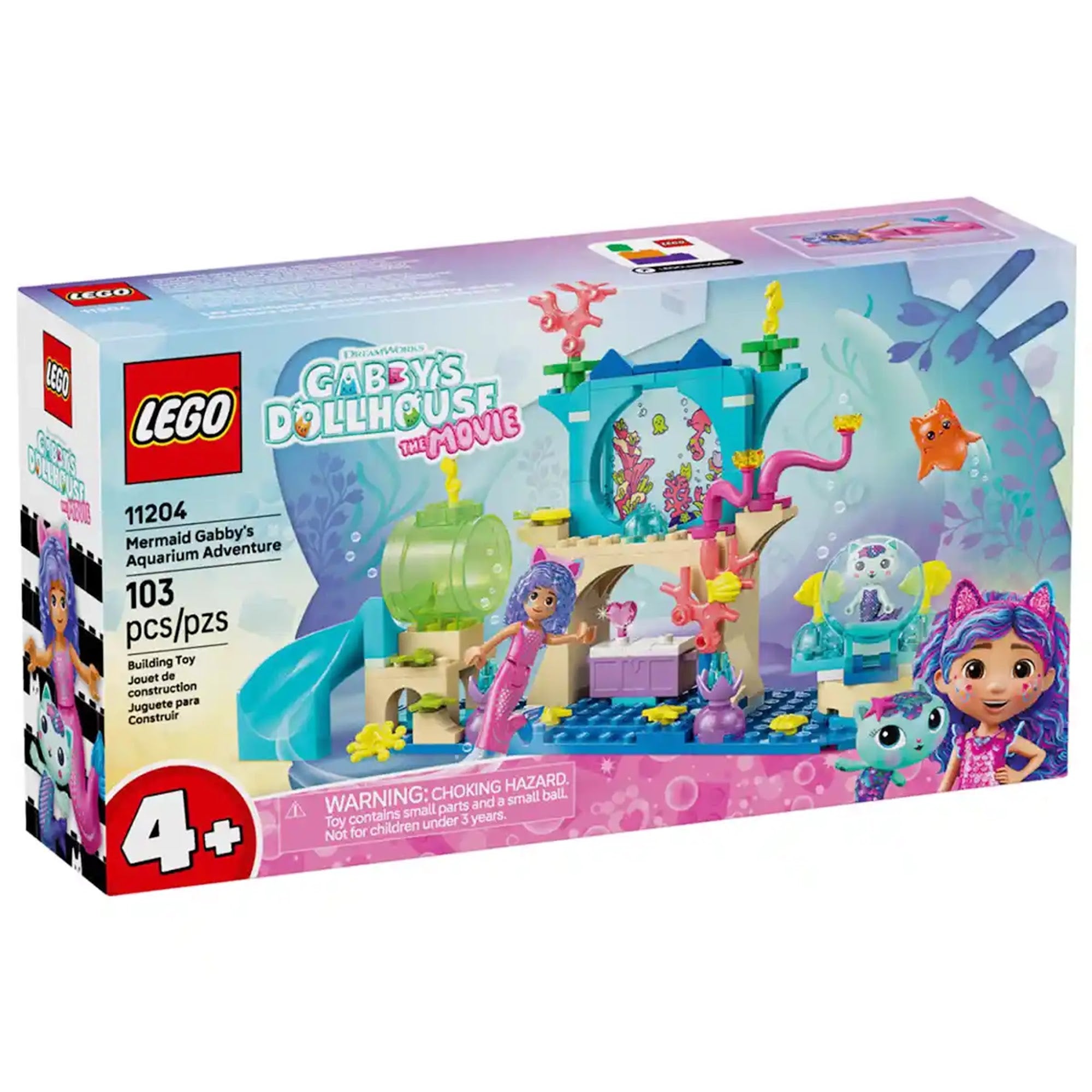 LEGO Gabby's Dollhouse 11204 Mermaid Gabby's Aquarium Adventure - Kiddy Zone