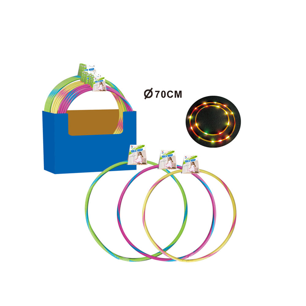 70CM HULA HOOP WITH LIGHT 3YRS+