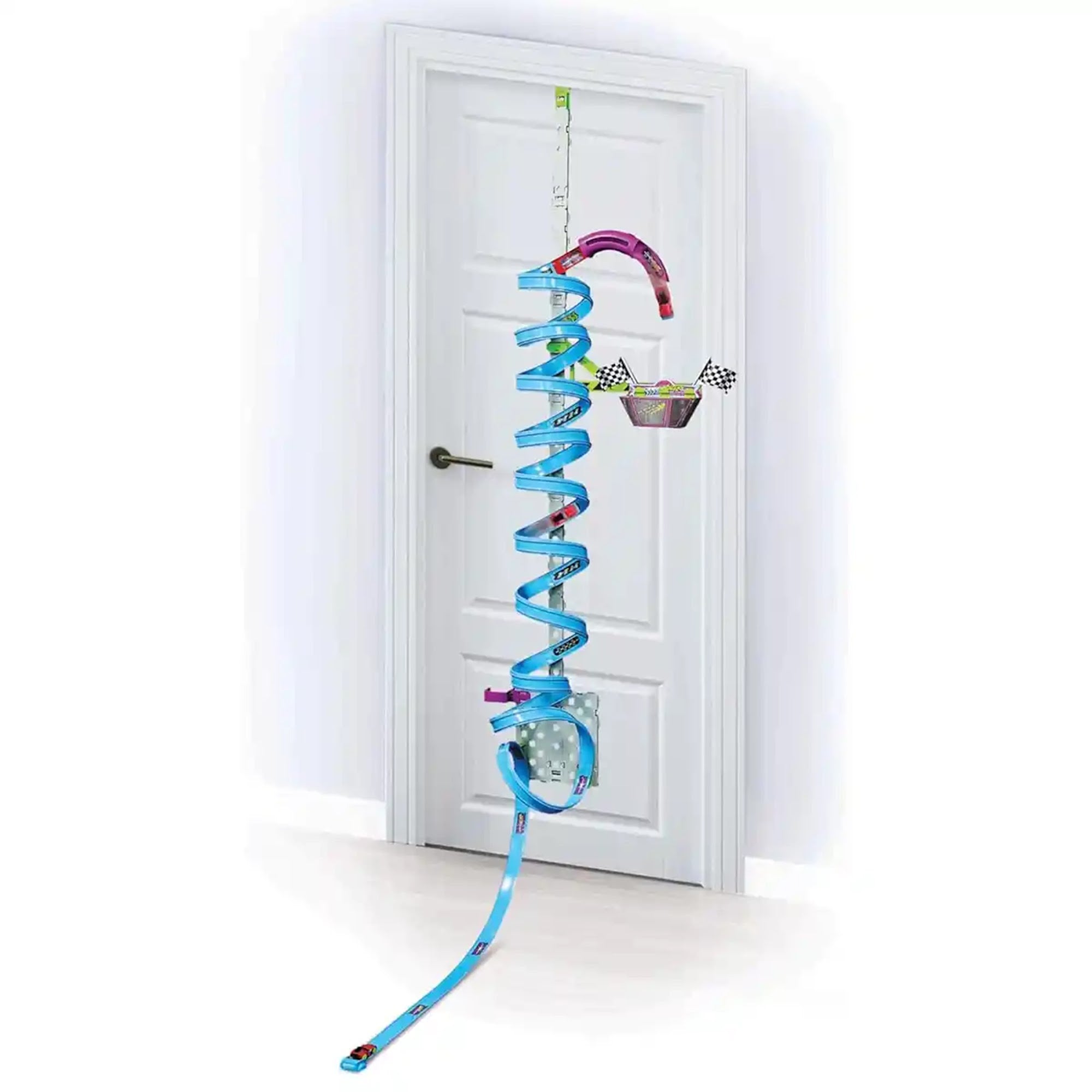 CYBER RACERS DOOR HOOP TRACK SET (INC 2PCS VHCLS) - Kiddy Zone