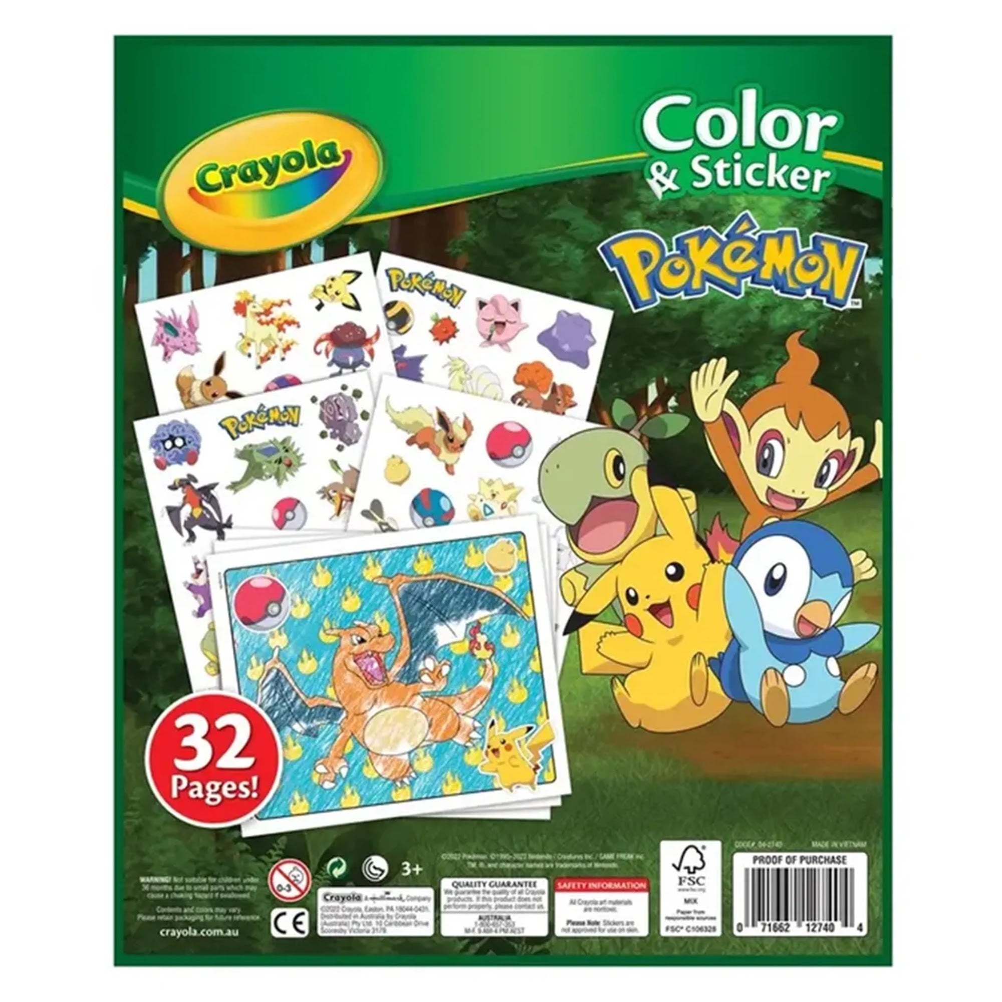 Color & Sticker, Pokemon - Kiddy Zone