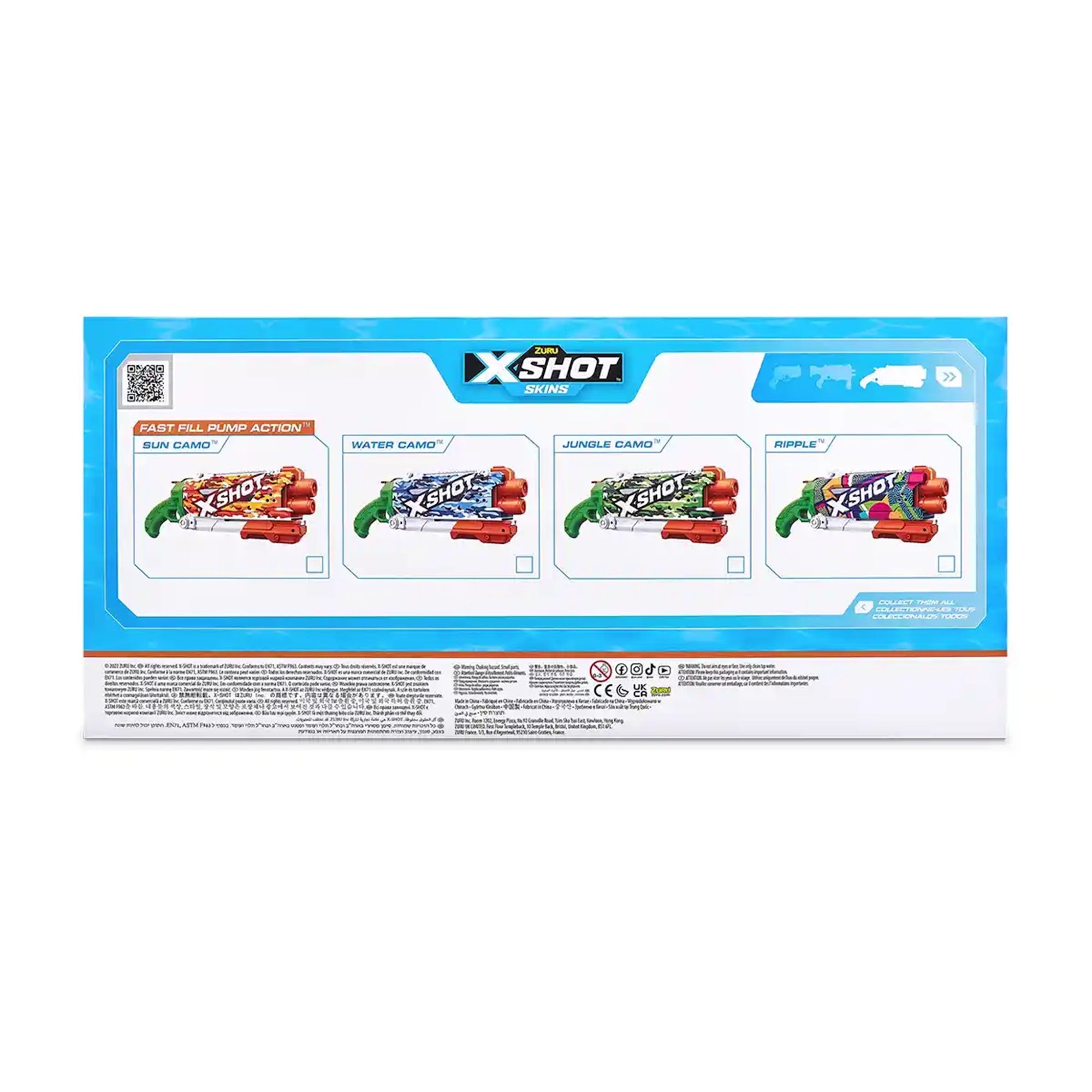 X-Shot Shotgun Fast-Fill Skins Open Box,Bulk - Kiddy Zone