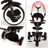 QPLAY RITO  folding trike red 10M-5Yrs old - Kiddy Zone