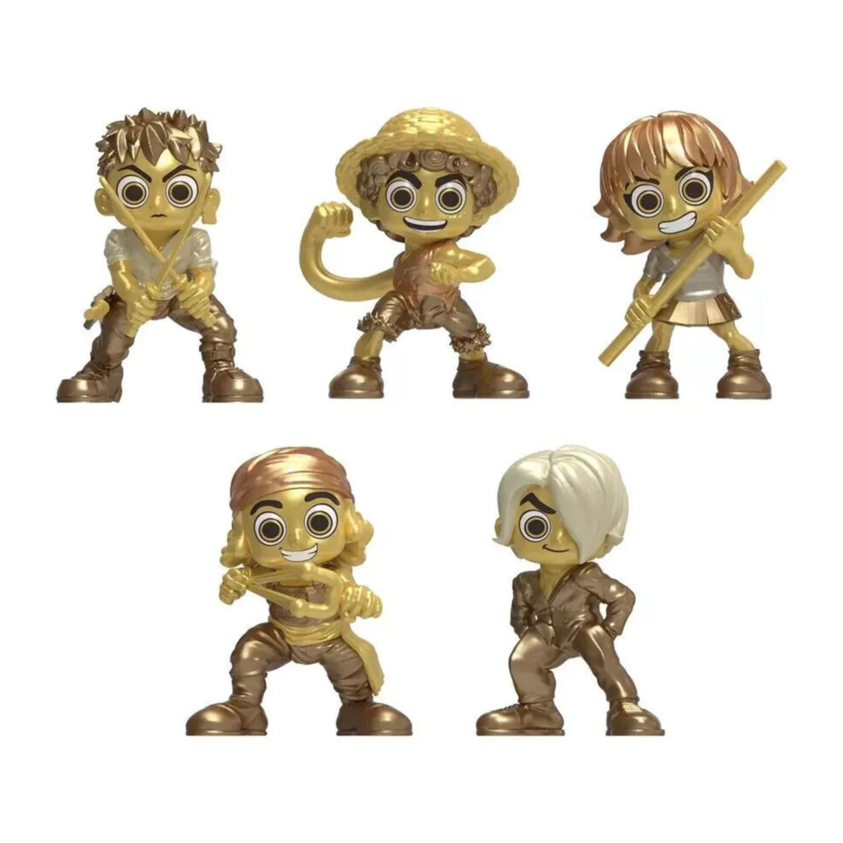 ONE PIECE COL. STRAW HAT M.FIGURE 5PACK