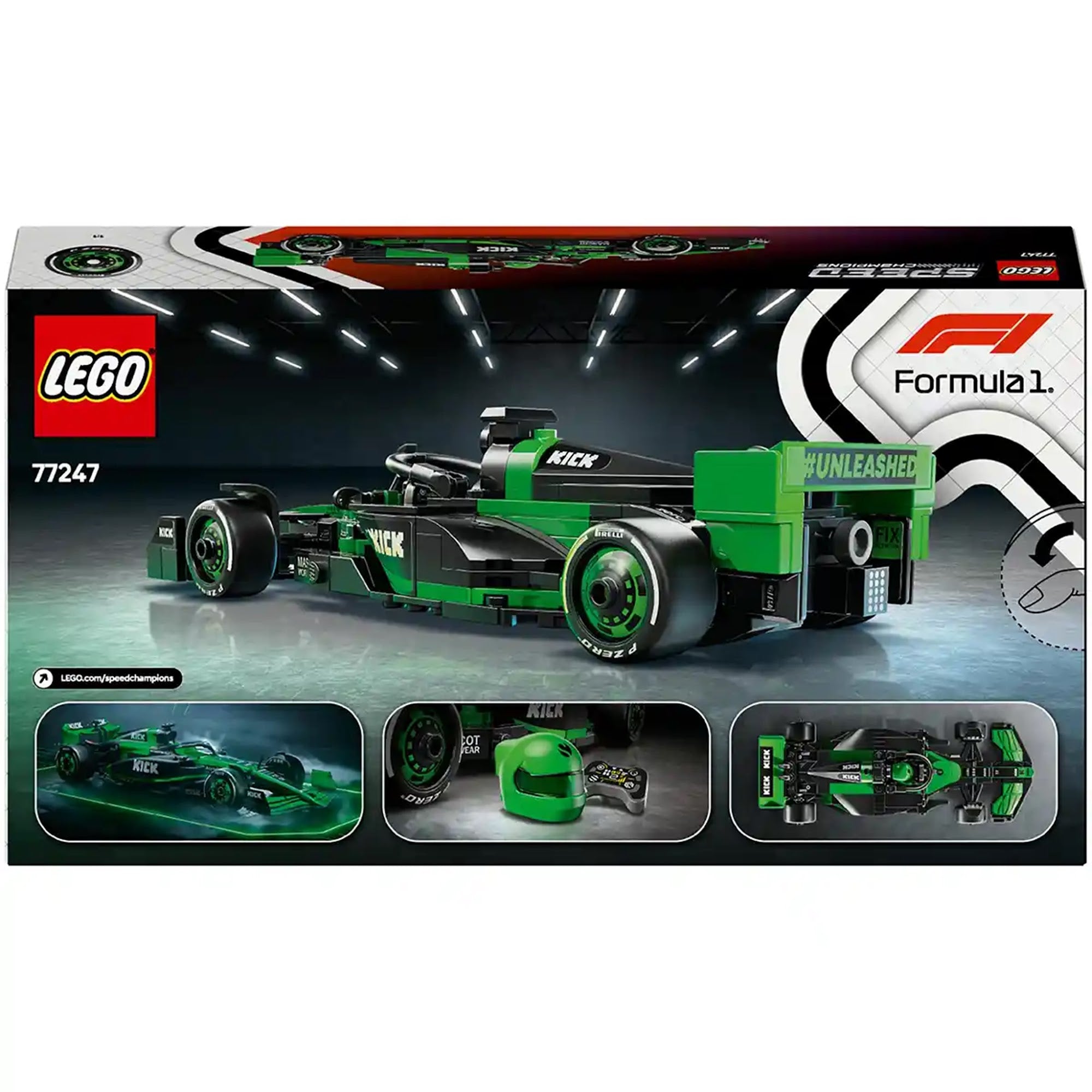 LEGO Speed Champions 77247 KICK Sauber F1 Team C44 Race Car - Kiddy Zone