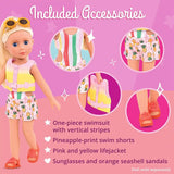 Glitter Girl 14" Doll Deluxe Boating Outfit - Kiddy Zone