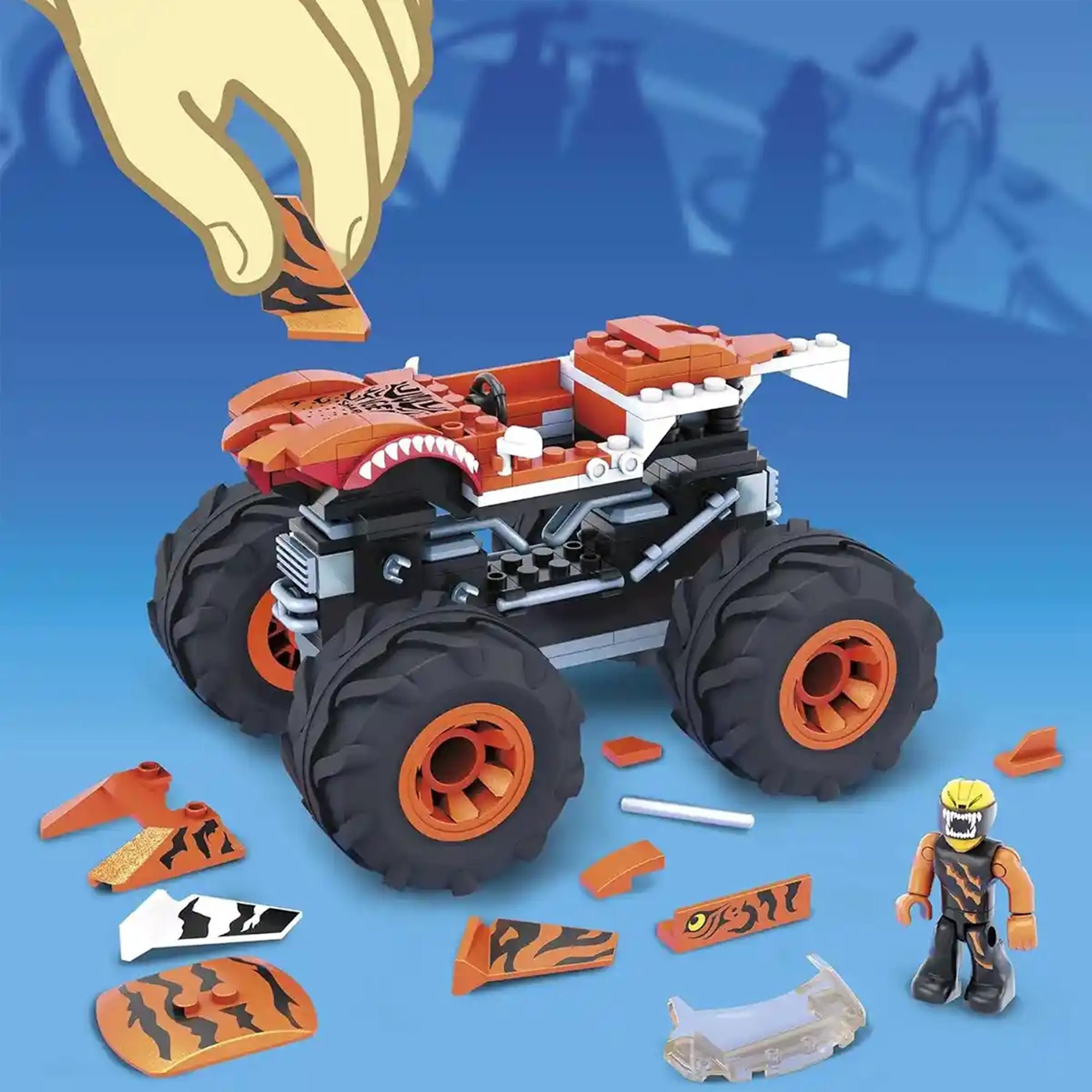 MEGA Tiger Shark Monster Truck - Kiddy Zone
