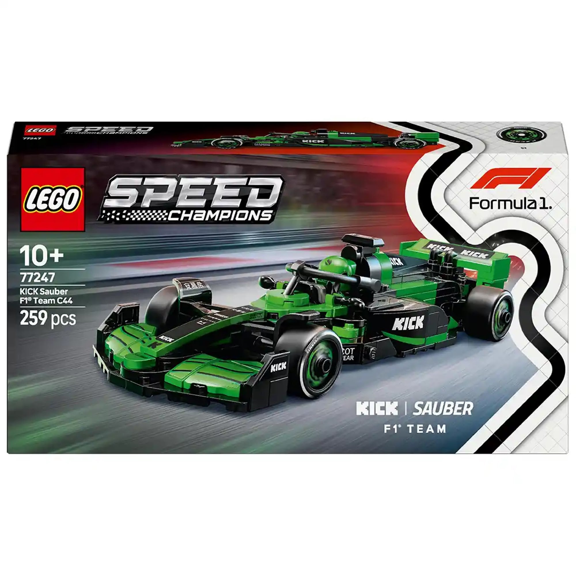 LEGO Speed Champions 77247 KICK Sauber F1 Team C44 Race Car - Kiddy Zone