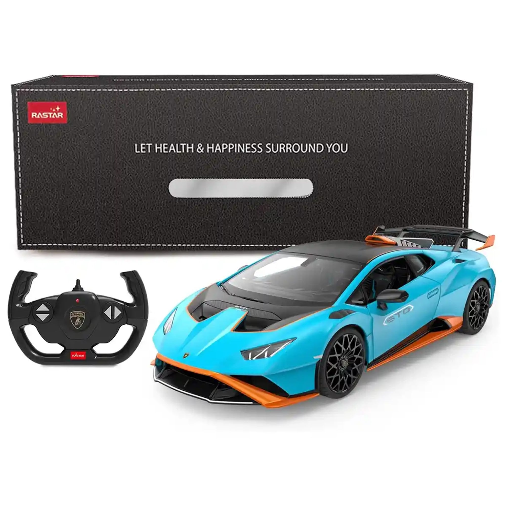 RASTAR R/C 1:14 Lamborghini Huracan STO - Blue - Kiddy Zone