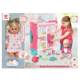 Tutu Baby Sweet 14" Doll blond, 2-in-1 deluxe set