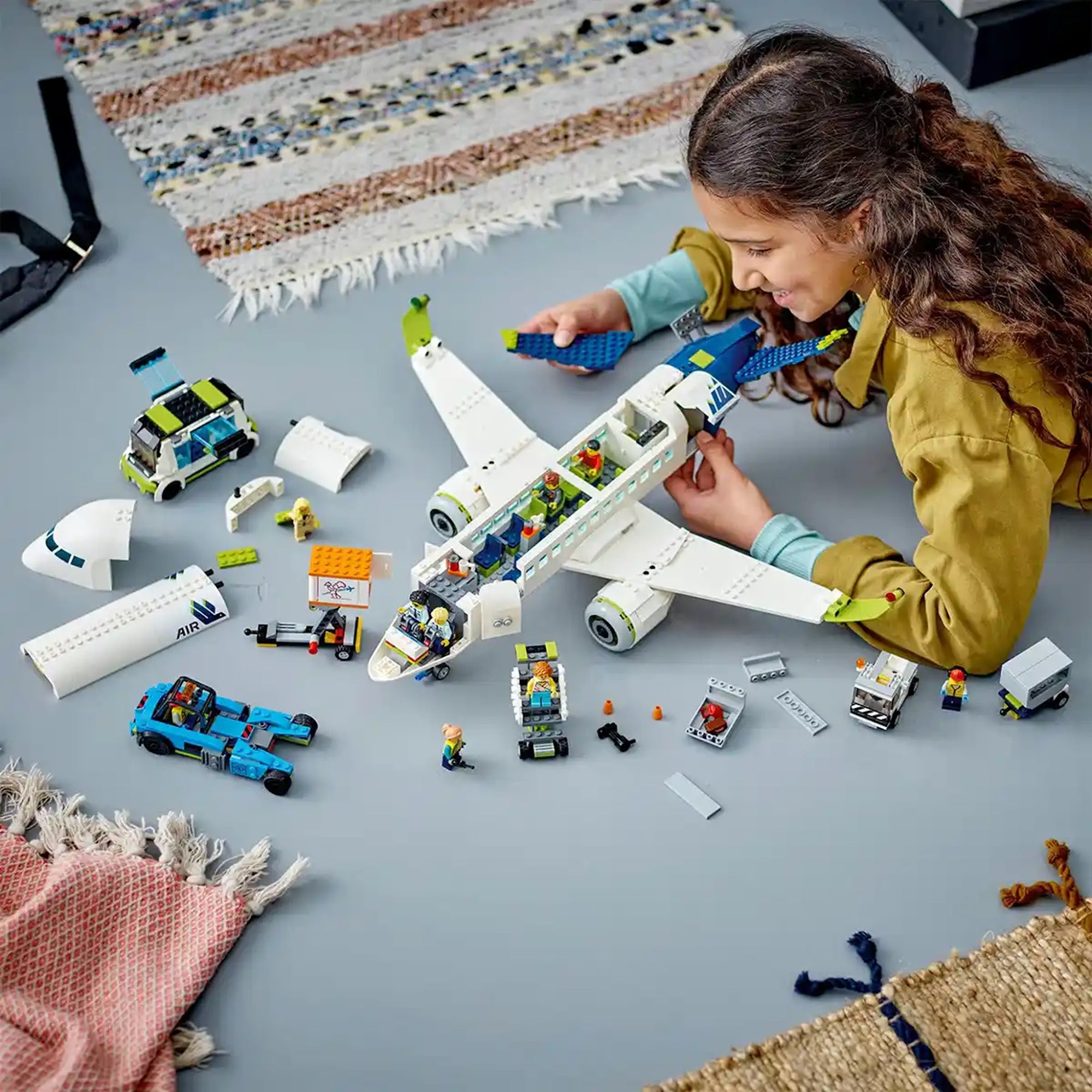 LEGOÃÂ® City Passenger Aeroplane 60367 Building Toy Set (930 Pieces) - Kiddy Zone