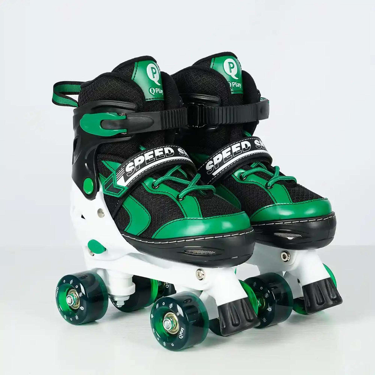 QPLAY INLINE 2in1 Skates (S) green