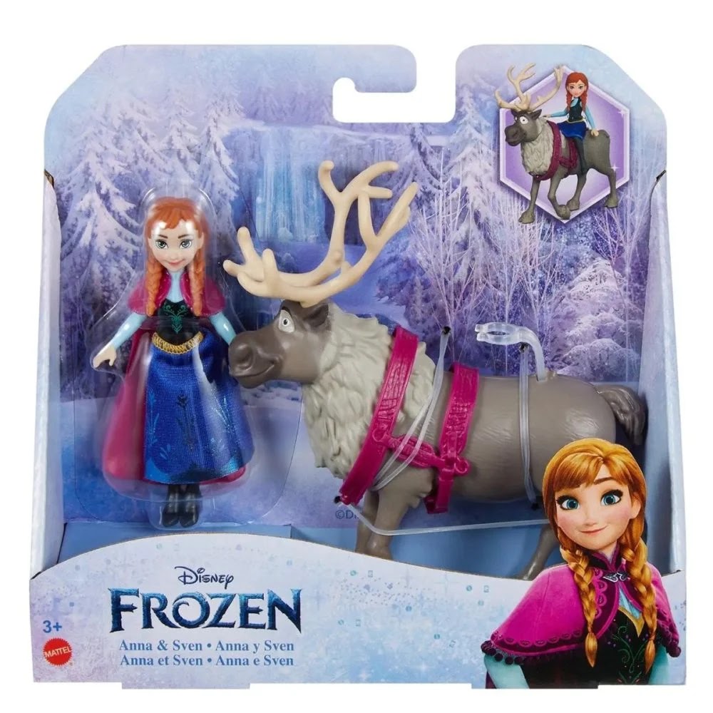 Frozen Small Doll Anna & Sven - Kiddy Zone