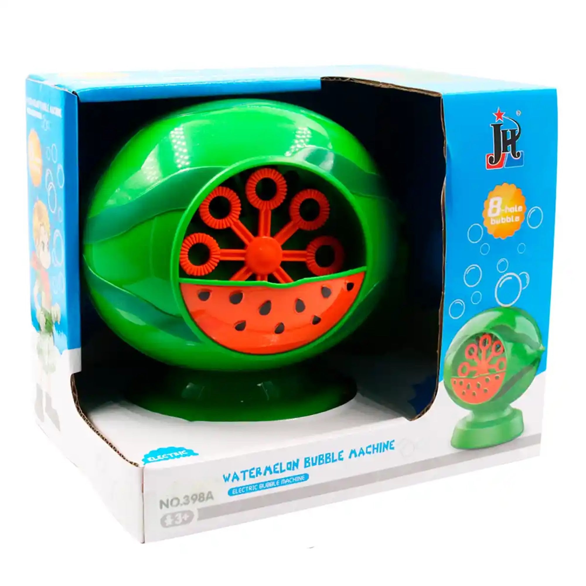 WATERMELON BUBBLE MACHINE 3YRS+ - Kiddy Zone