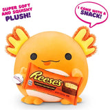 Snackles Medium - Axolotl holding PLUSH Reese's
