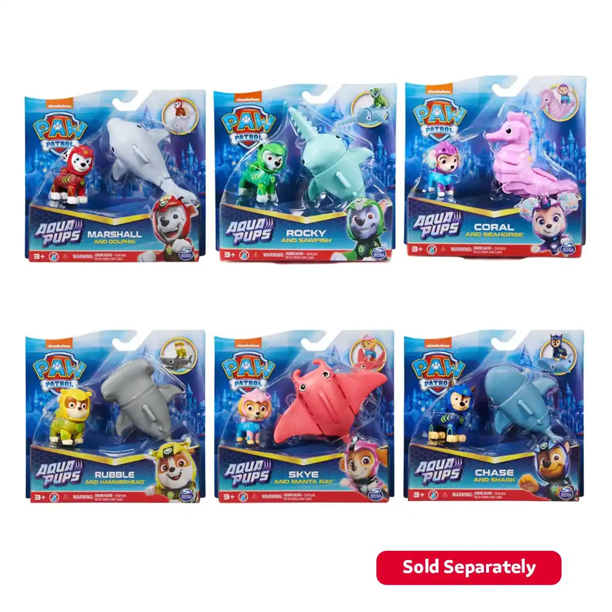 Paw Patrol Aqua Hero Pups Assst. - Kiddy Zone