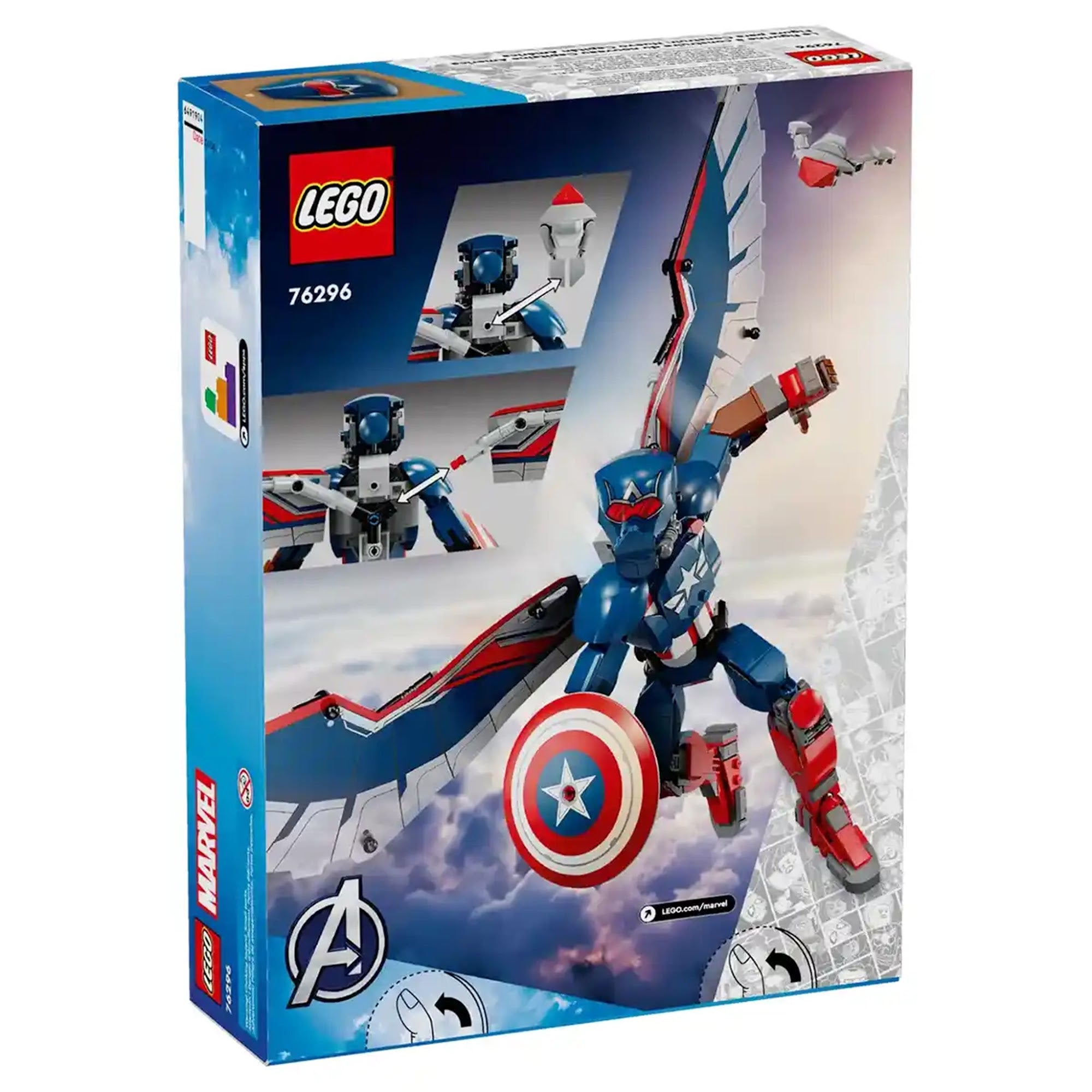 Lego Marvel New Captain America Construction Figure 76296 - Kiddy Zone