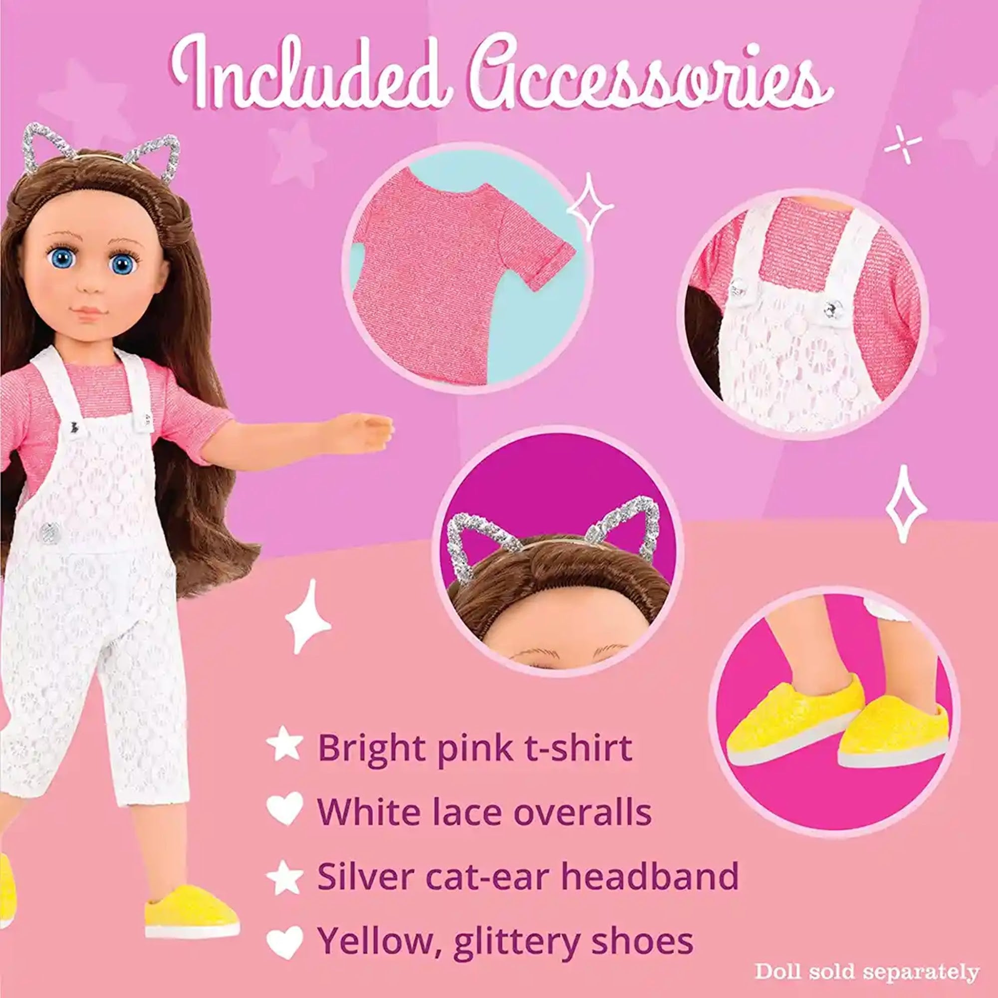 Glitter Girl 14" DOLL DELUXE LACE OV