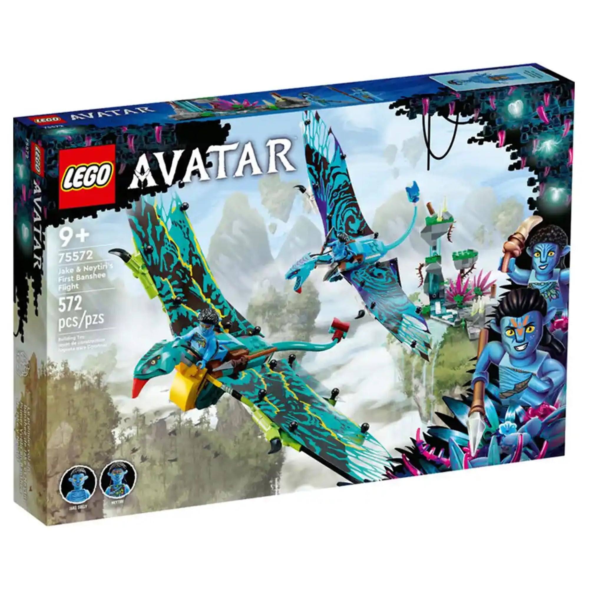 LEGOÃÂ® Avatar Jake & NeytiriÃ¢ÂÂs First Banshee Flight 75572 Building Toy Set (572 Pcs) - Kiddy Zone