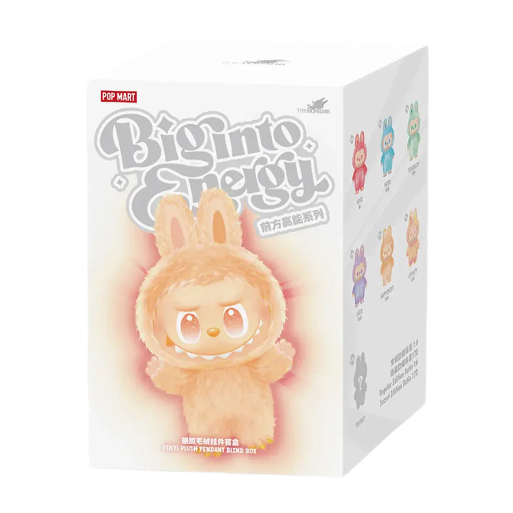 UnOfficial Labubu Big into Energy Series-Vinyl Plush Pendant Blind Box Assorted- 15Yrs+ - Kiddy Zone