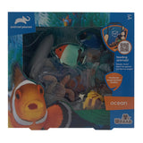 6 pcs ocean animal in window box