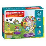 MAGNETIC BUILDING BLOCKS 72PCS 3YRS+