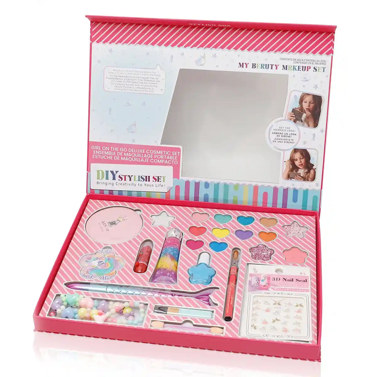 DIY Stylish Set (Deluxe Cosmetic Set) For 3Yrs+ - Kiddy Zone