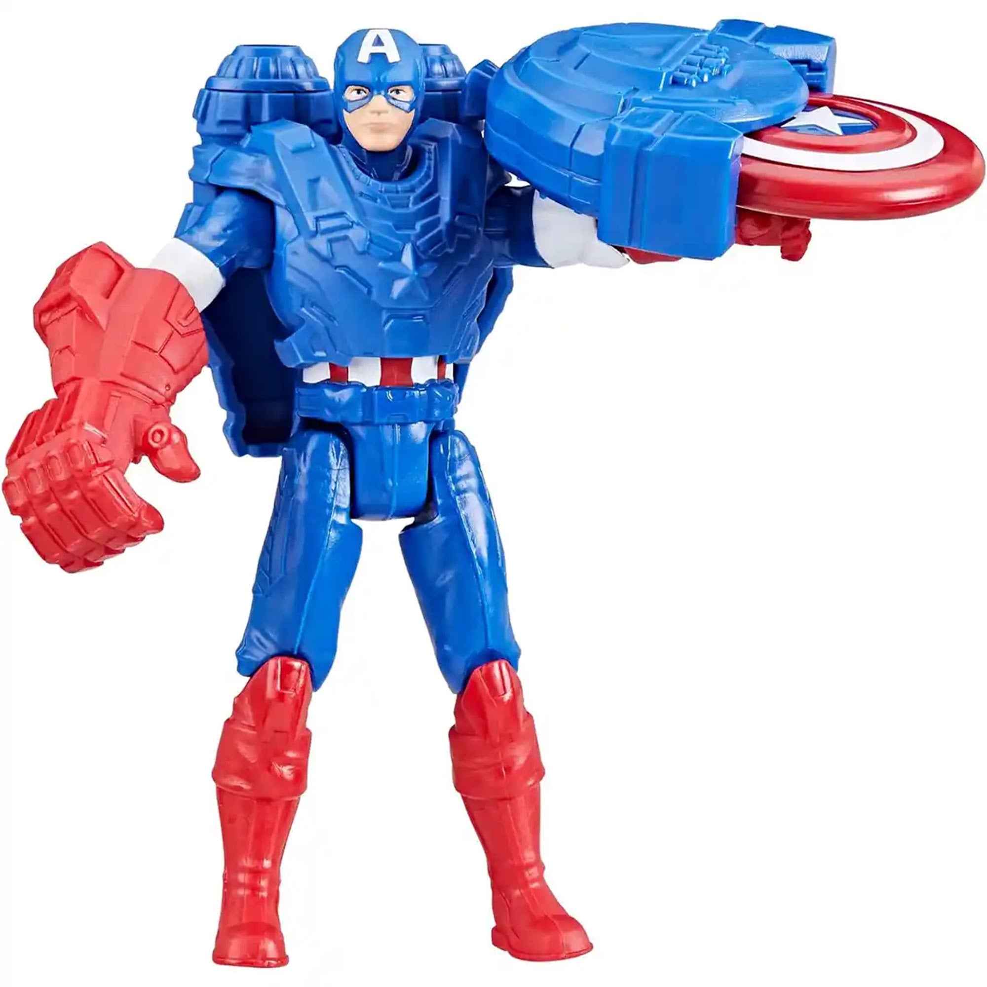 AVN 4IN CAPTAIN AMERICA BATTLE GEAR FIG